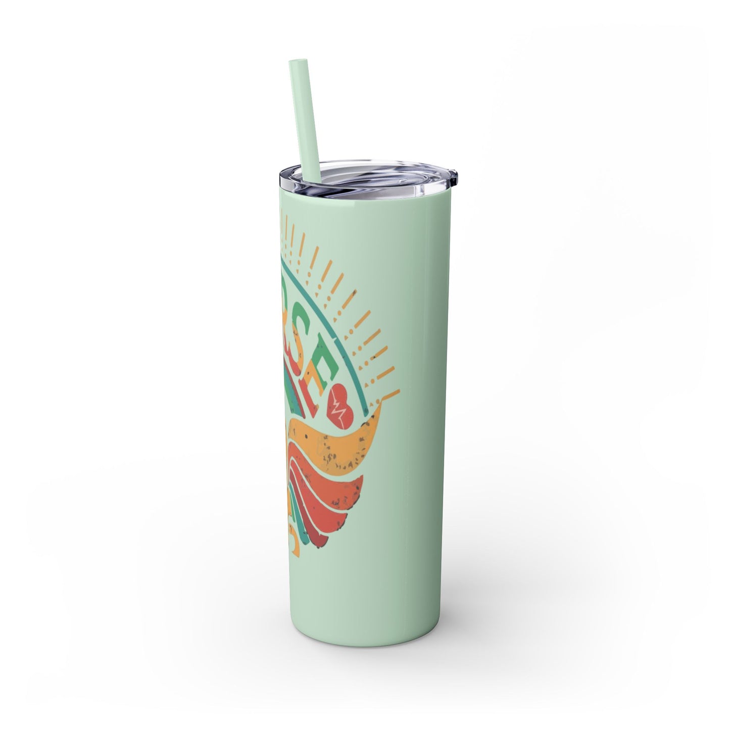 Nurse Skinny Tumbler, 20oz, Motivational Drinkware, Gift for Nurses, Summer Hydration, Nurse Appreciation Day