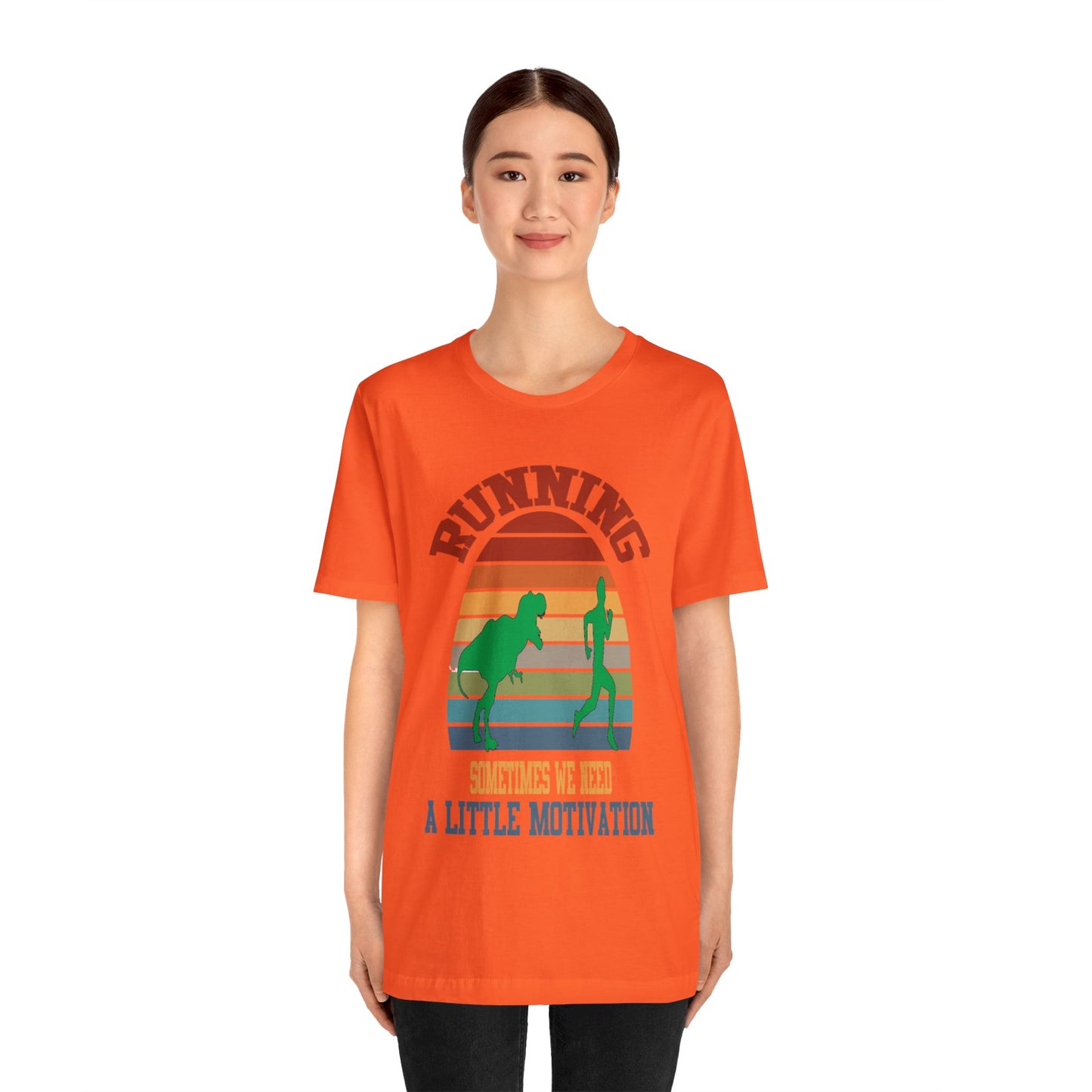 Running With Movite Unisex Jersey Short Sleeve Tee