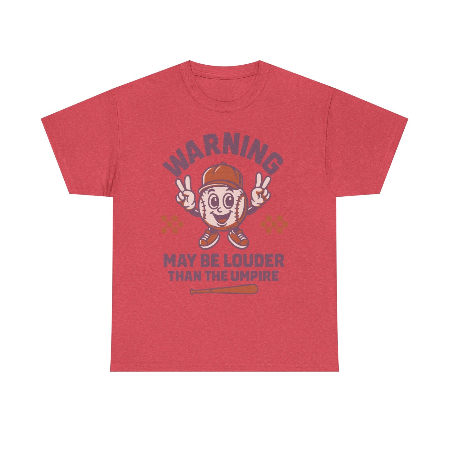 Warning T-Shirt, Fun Umpire Tee, Unique Sports Gift, Casual Wear, Perfect for Baseball Fans