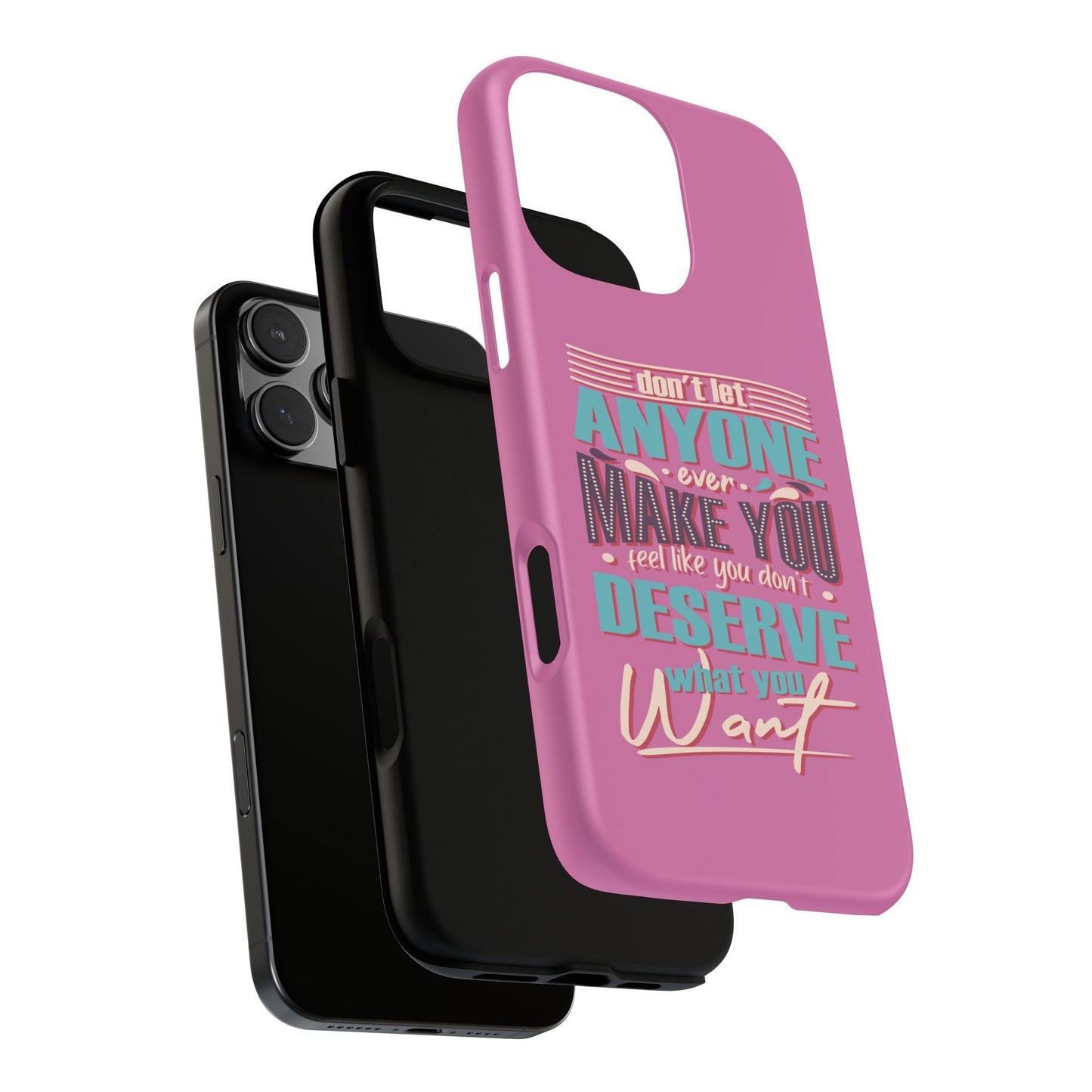 Inspirational Phone Case, Motivational Phone Cover, Tough Cases for Her, Gift for Friends, Self-Love Quote Case