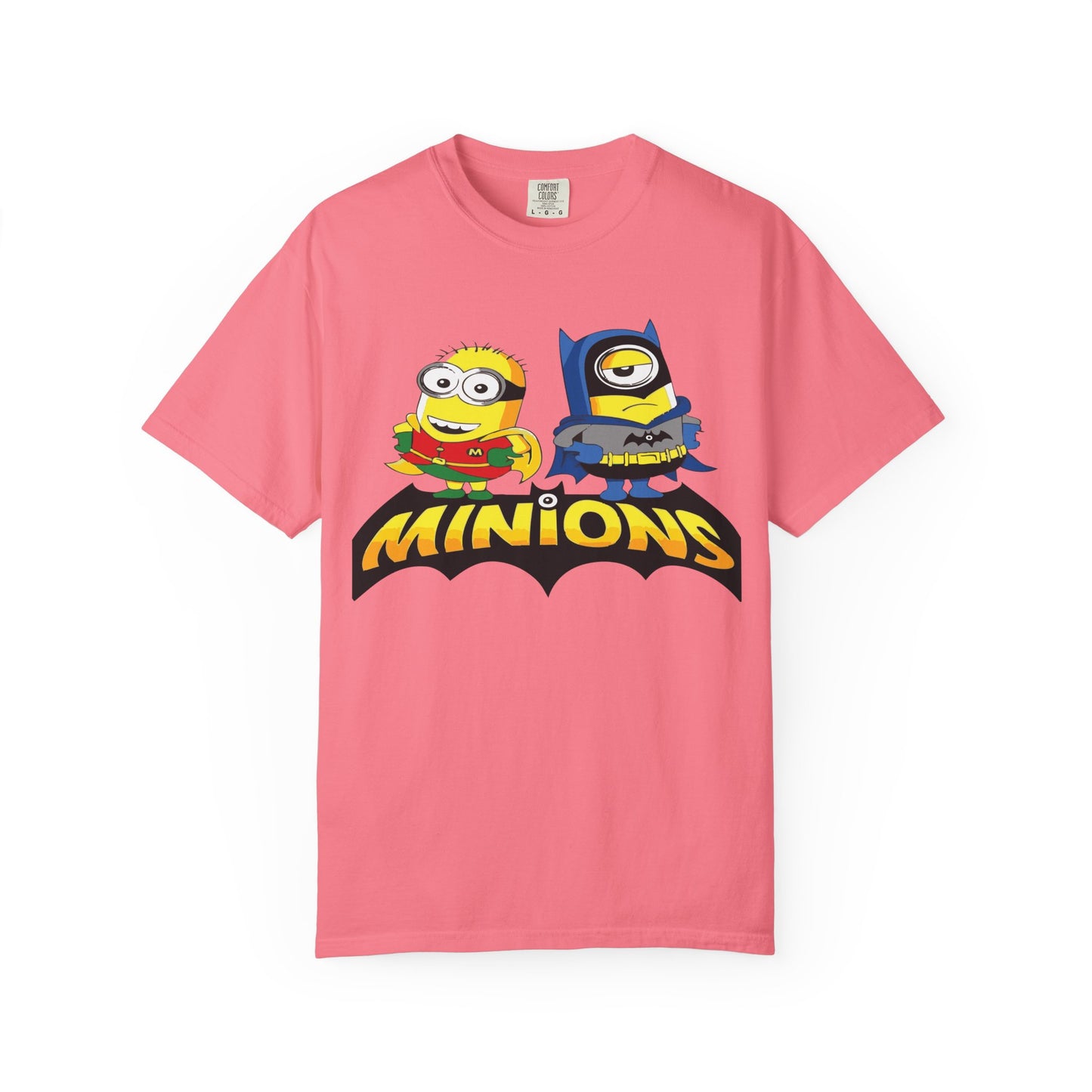 Minions Superhero Unisex T-shirt, Fun Gift for Kids, Cartoon Apparel, Birthday Party Outfit, Family Movie Night Wear