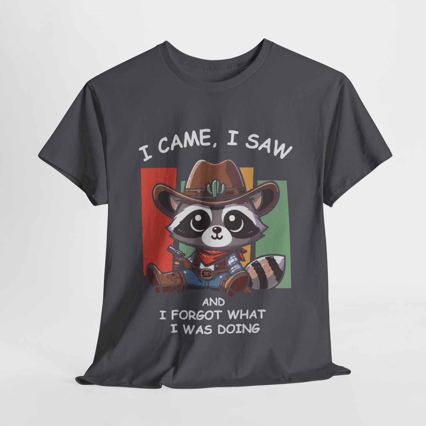 Fun Raccoon Graphic Tee, Cute Funny Animal T-Shirt, Unique Gift, Unisex Cotton Tee, Casual Wear, Birthday Gift, Humor Shirt