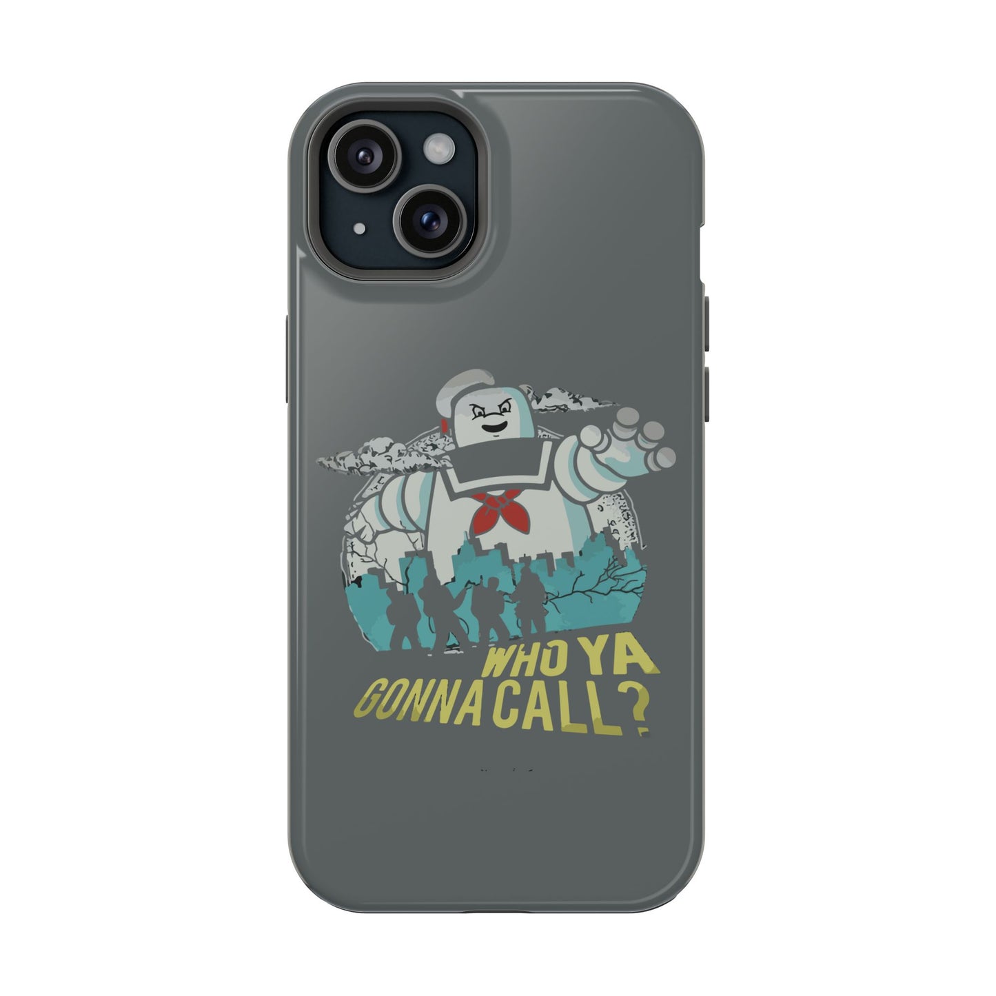 Ghostbuster-Inspired Tough Phone Case - Who Ya Gonna Call? - Perfect for Fans, Gift for Halloween, Geeky Accessories, Durable Protection