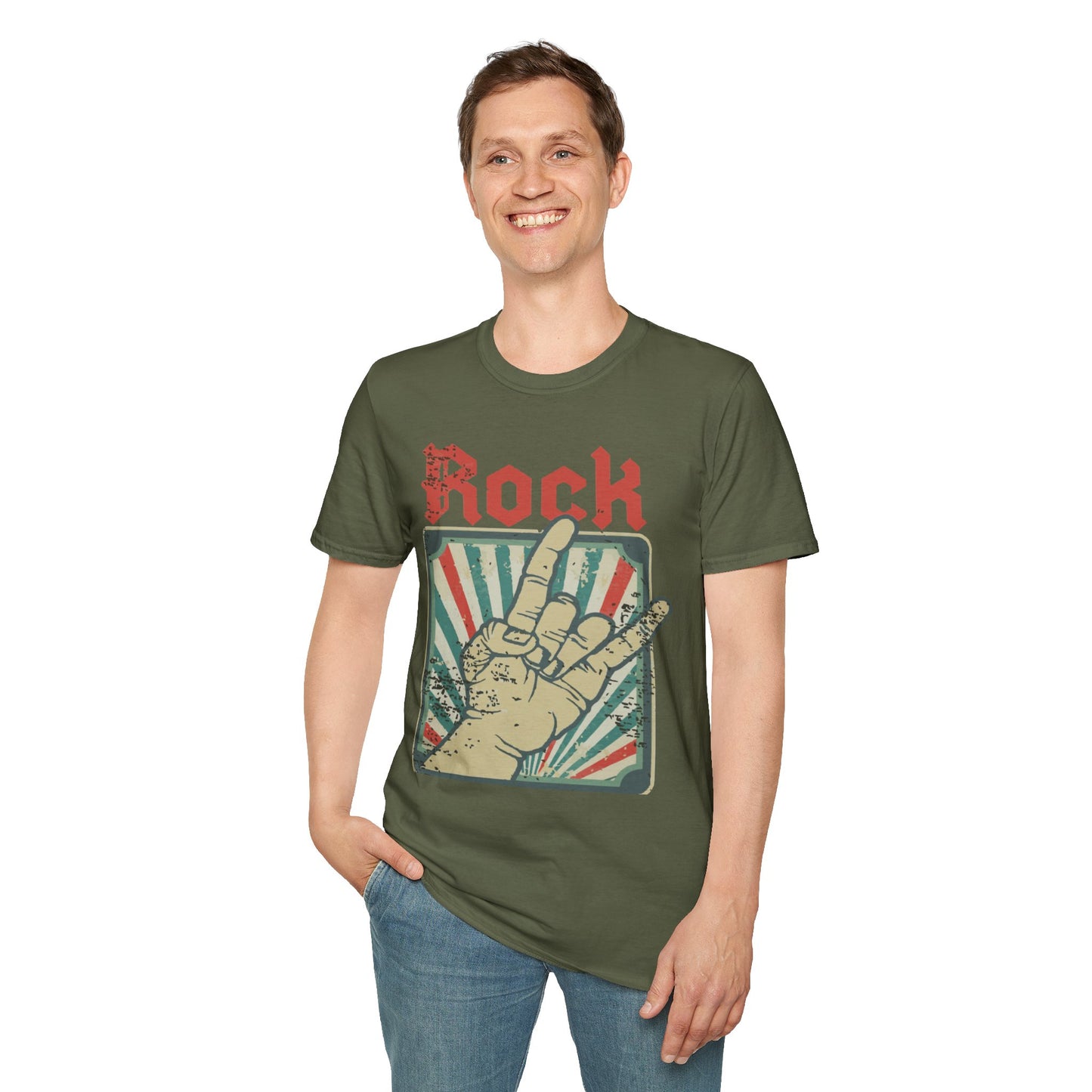 Rock On Unisex T-Shirt - Music Lover Gift, Concert Wear, Casual Style, Graphic Tee, Rock n Roll Apparel