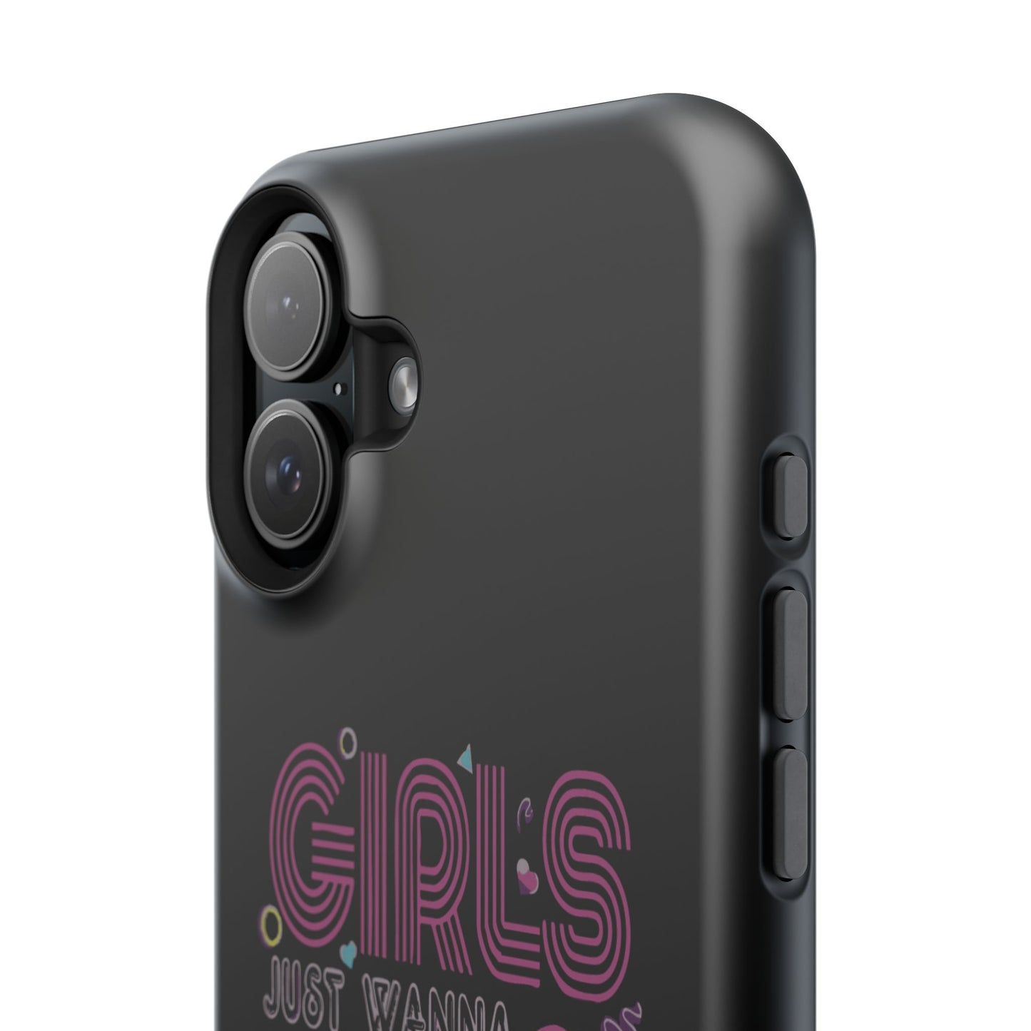Fun Vibe Phone Case - Girls Just Wanna Have Fun Cell Case, Impact-Resistant Cover, Gift for Teens, Birthday Party Accessory, Trendy Tech