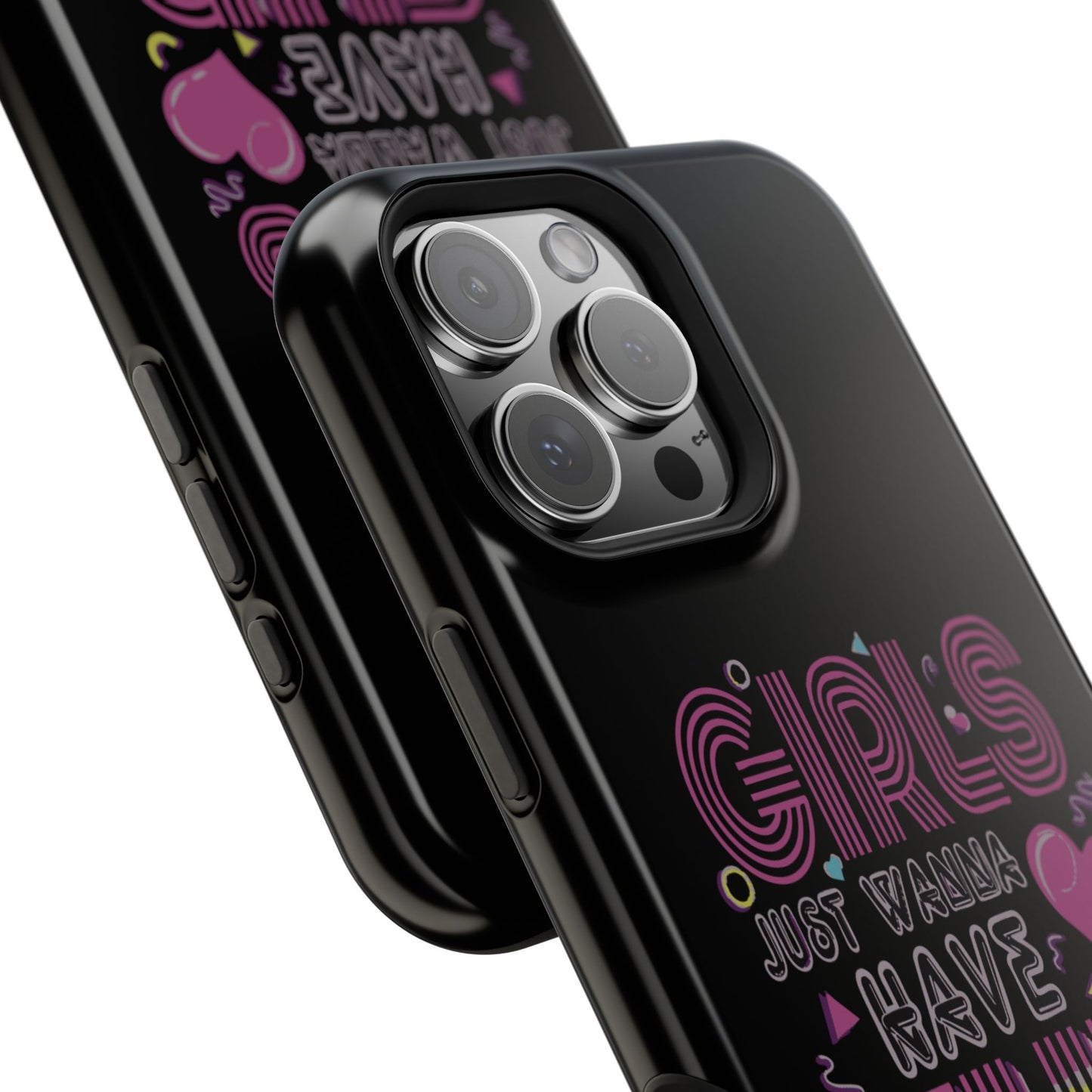 Fun Vibe Phone Case - Girls Just Wanna Have Fun Cell Case, Impact-Resistant Cover, Gift for Teens, Birthday Party Accessory, Trendy Tech