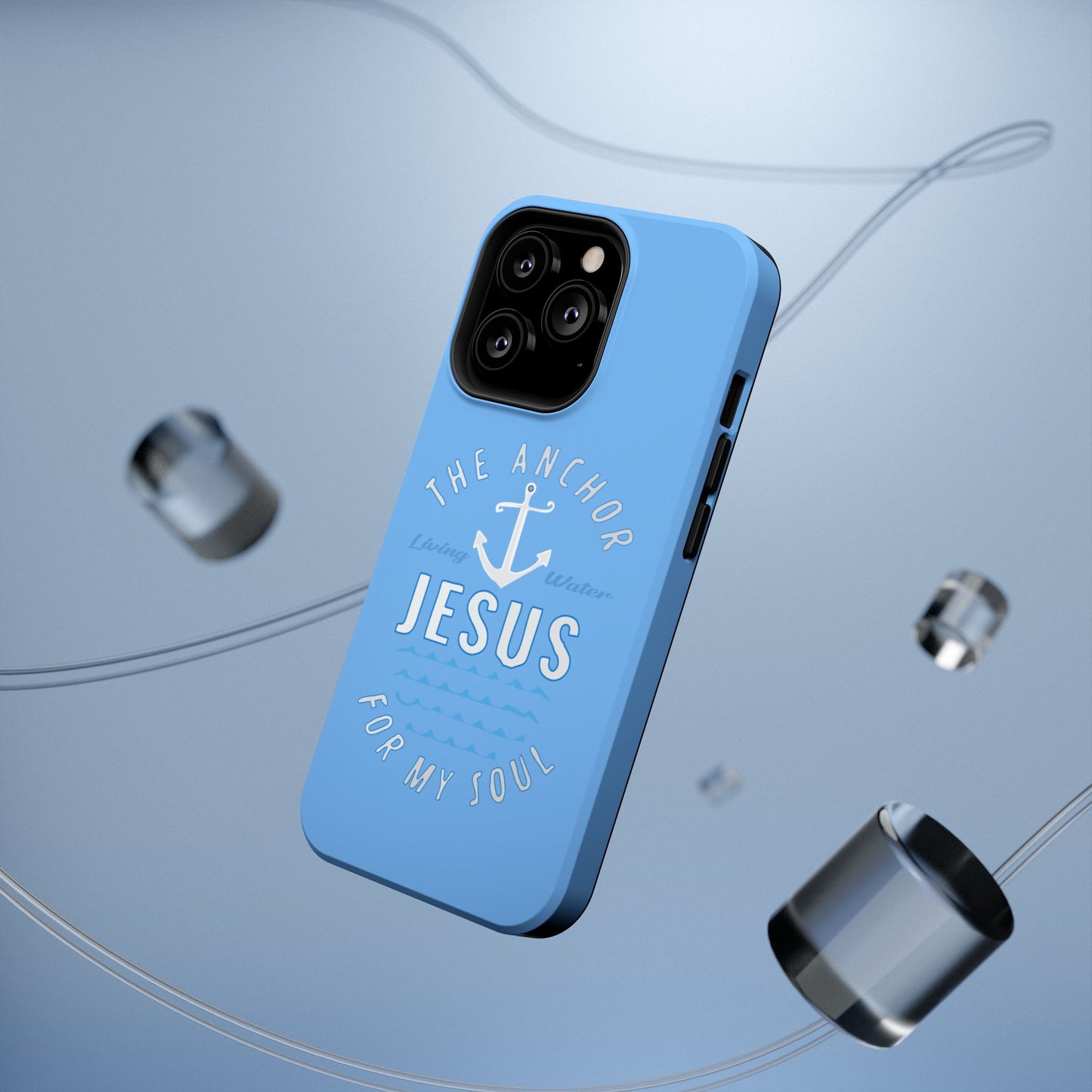 Jesus Anchor Phone Case, Christian Tech Accessories, Inspirational Gifts, Unique Phone Covers, Faith-Based Decor