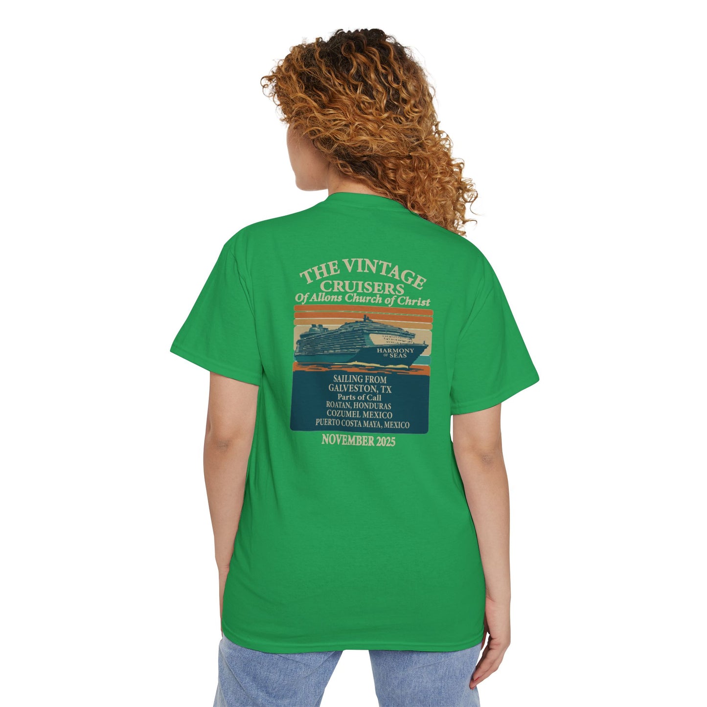 Retro Pocket Tee Allons Church of Christ Cruise 2025 Unisex T-Shirt