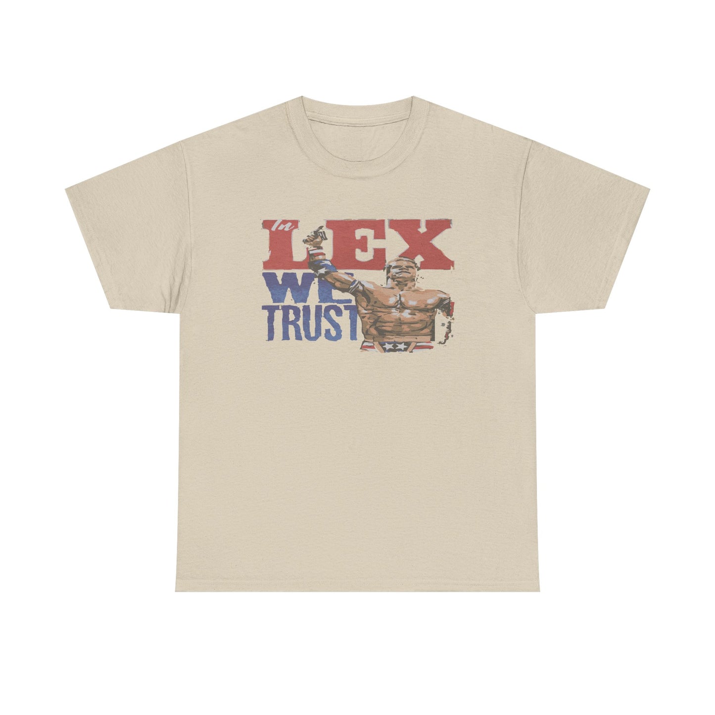Unisex Cotton Tee with 'In Lex We Trust' Design, Casual Wear, Gift for Him/Her, Birthday, Independence Day, Patriotic Apparel