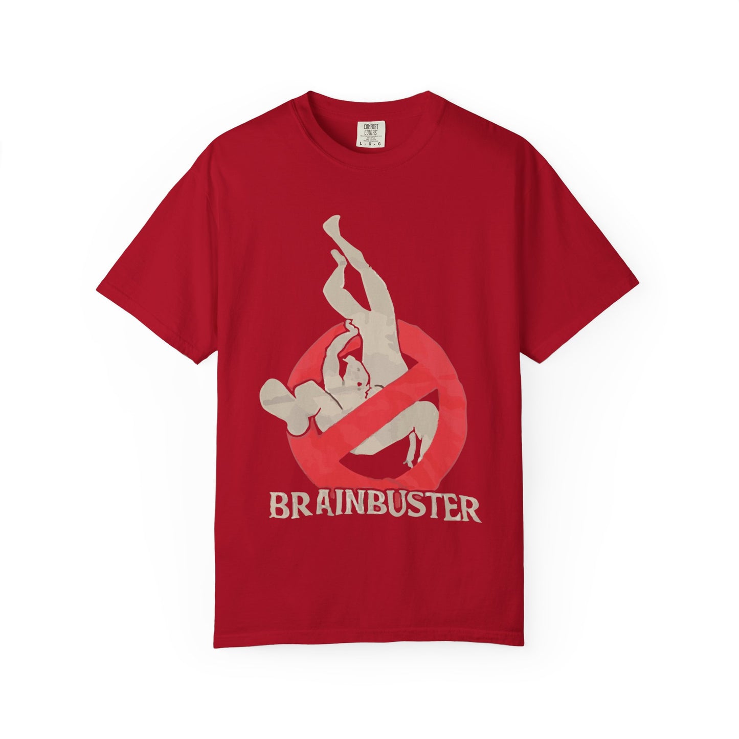 Unisex Fun Graphic T-Shirt, Graphic Tee, Casual Wear, Gift for Wrestling Fans, Brainbuster Design, Humor Apparel, Everyday Style