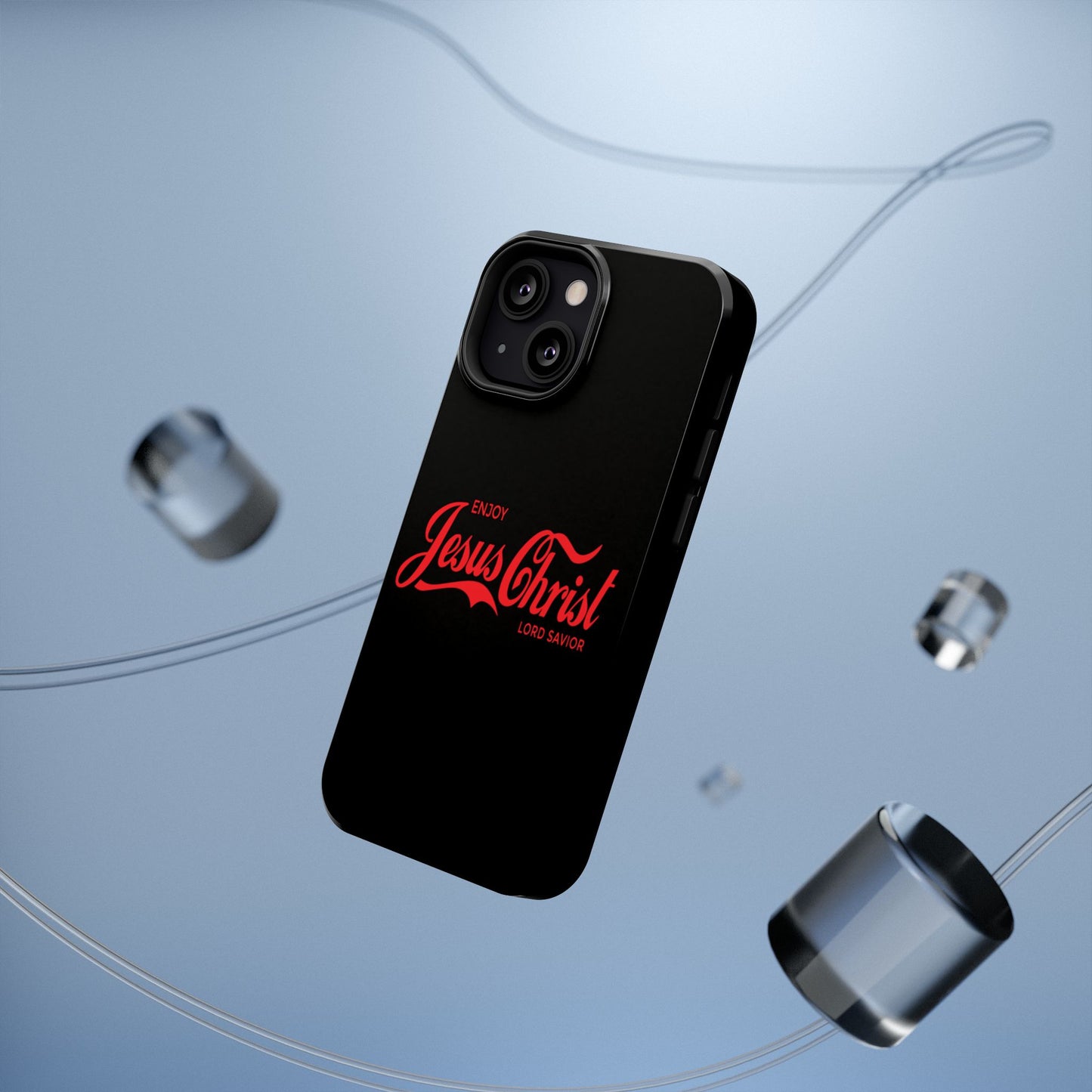 Impact-Resistant Phone Case: Enjoy Jesus Christ Lord Savior, Christian Gift, Durable Protection, Faith-Based Accessory, Holiday Gift