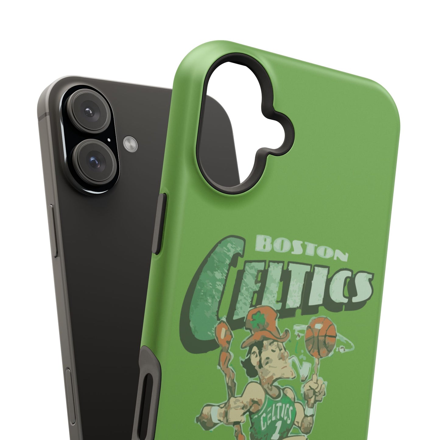 Boston Celtics Impact-Resistant Phone Case, Basketball Phone Cover, Sports Fan Gift, Sturdy Phone Case, NBA Merchandise, Team Spirit Decor