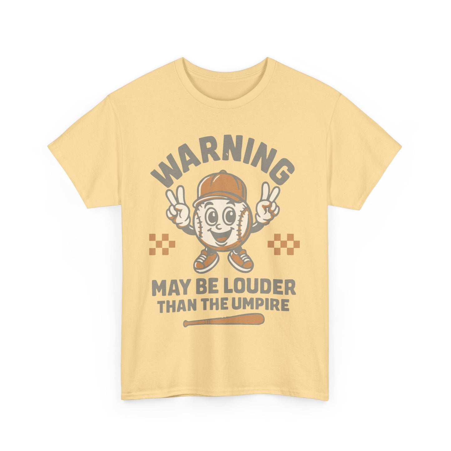 Warning T-Shirt, Fun Umpire Tee, Unique Sports Gift, Casual Wear, Perfect for Baseball Fans