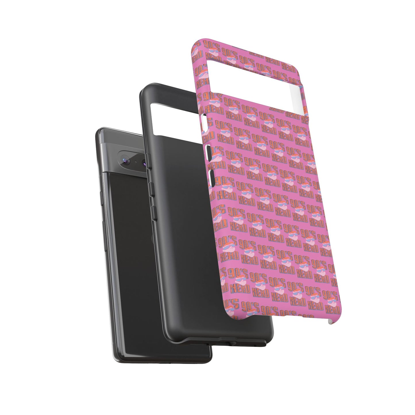 90s Vibe Phone Case, Retro Tough Cases, Gift for Nostalgia Lovers, Durable Phone Covers, 90s Themed Accessories