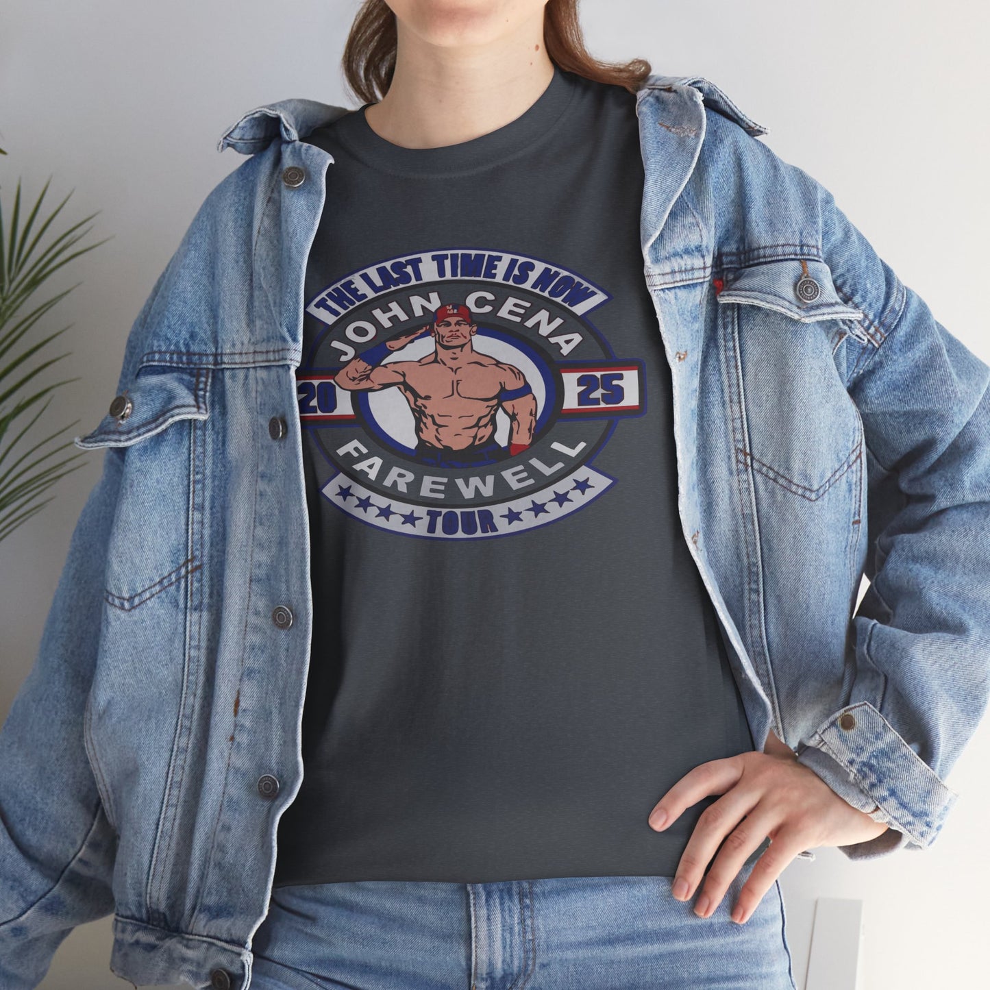 Wrestling Tribute Tee, John Cena Farewell Shirt, Unisex Graphic Tee, Fan Merchandise, Gift for Sports Lovers