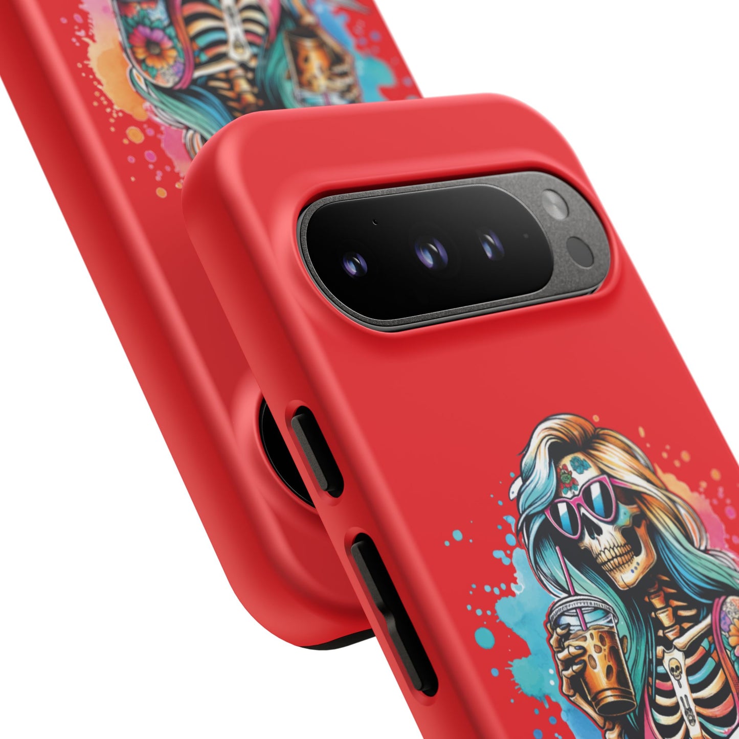 Cool Moms Club Phone Case - Tough Cases, Funky Phone Cover, Gift for Moms, Skeleton Design, Trendy Tech Accessories