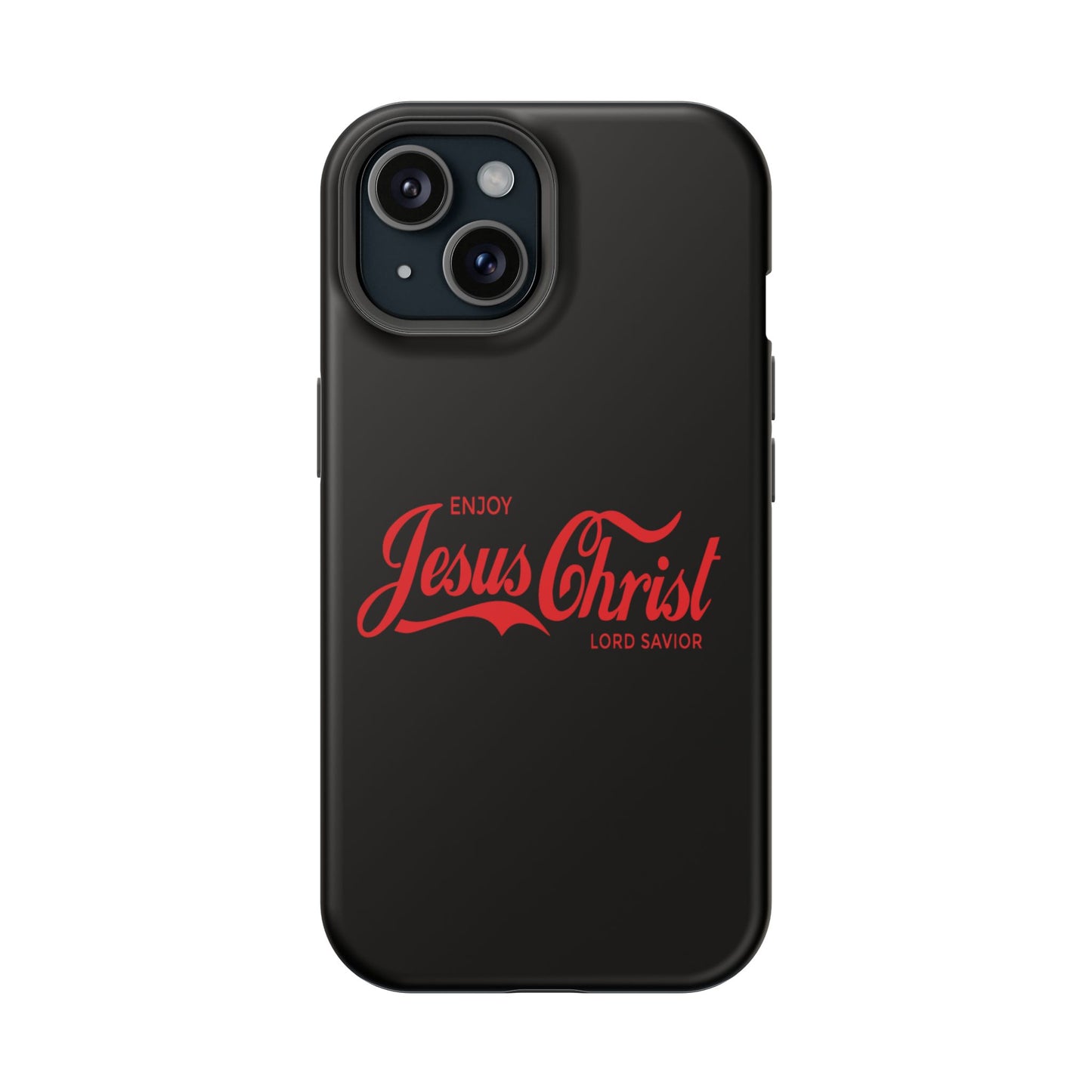 Impact-Resistant Phone Case: Enjoy Jesus Christ Lord Savior, Christian Gift, Durable Protection, Faith-Based Accessory, Holiday Gift