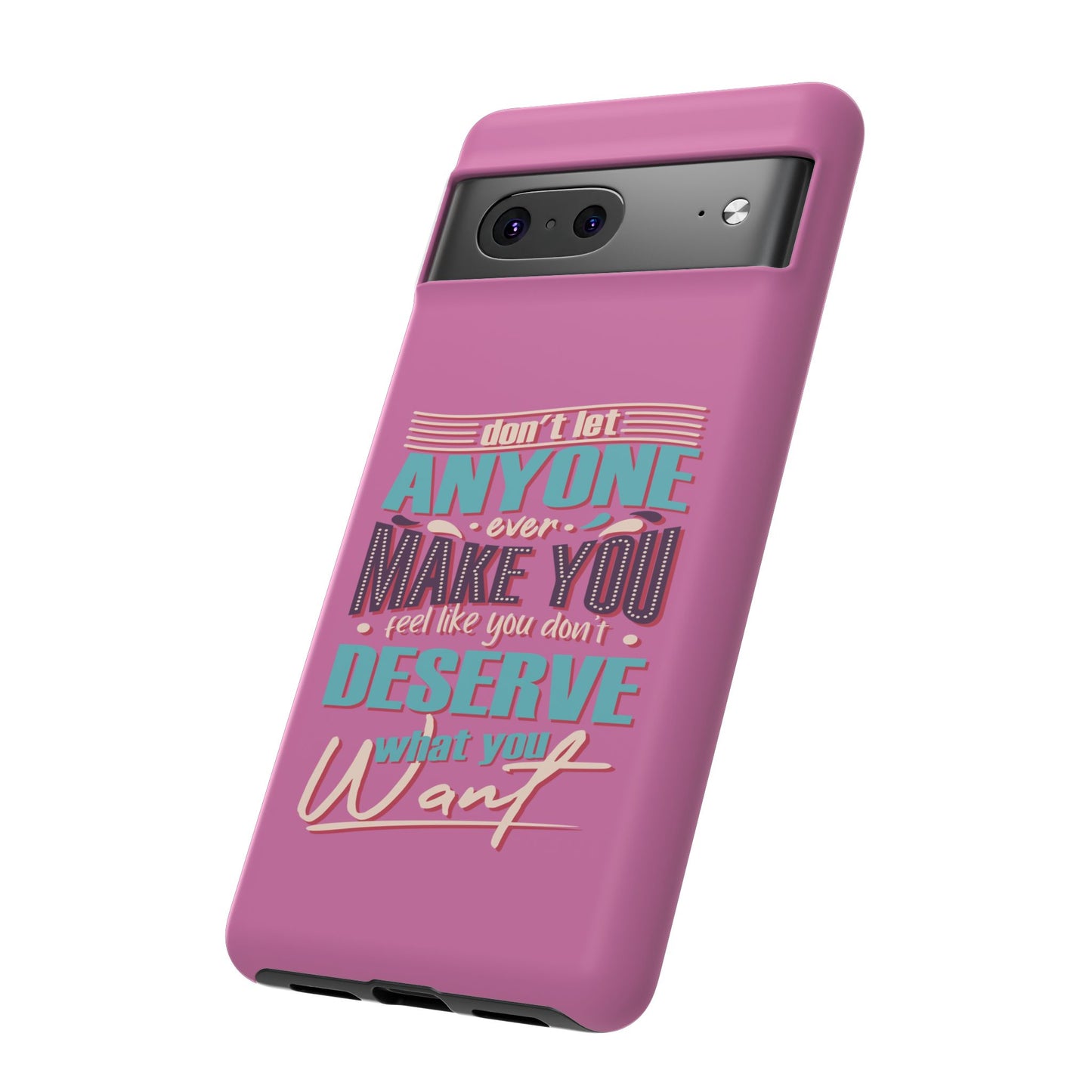 Inspirational Phone Case, Motivational Phone Cover, Tough Cases for Her, Gift for Friends, Self-Love Quote Case