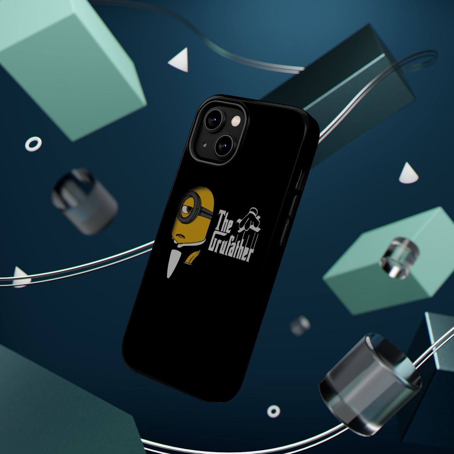 Magnetic Tough Cases: The Gruffather Phone Cover, Gift for Minions Fans, Unique Cell Phone Case, Durable Protective Case, Fun Cartoon Design