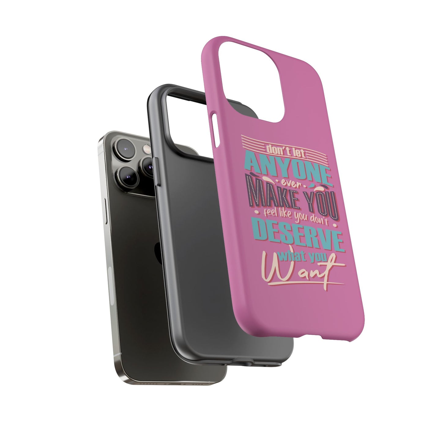 Inspirational Phone Case, Motivational Phone Cover, Tough Cases for Her, Gift for Friends, Self-Love Quote Case