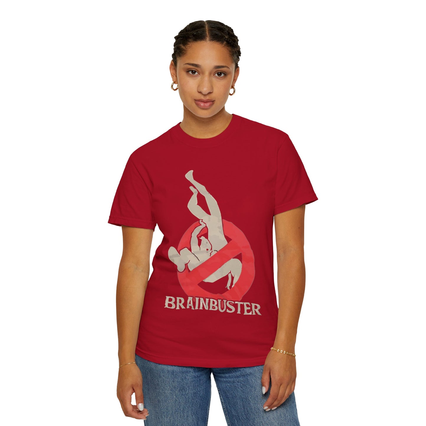 Unisex Fun Graphic T-Shirt, Graphic Tee, Casual Wear, Gift for Wrestling Fans, Brainbuster Design, Humor Apparel, Everyday Style
