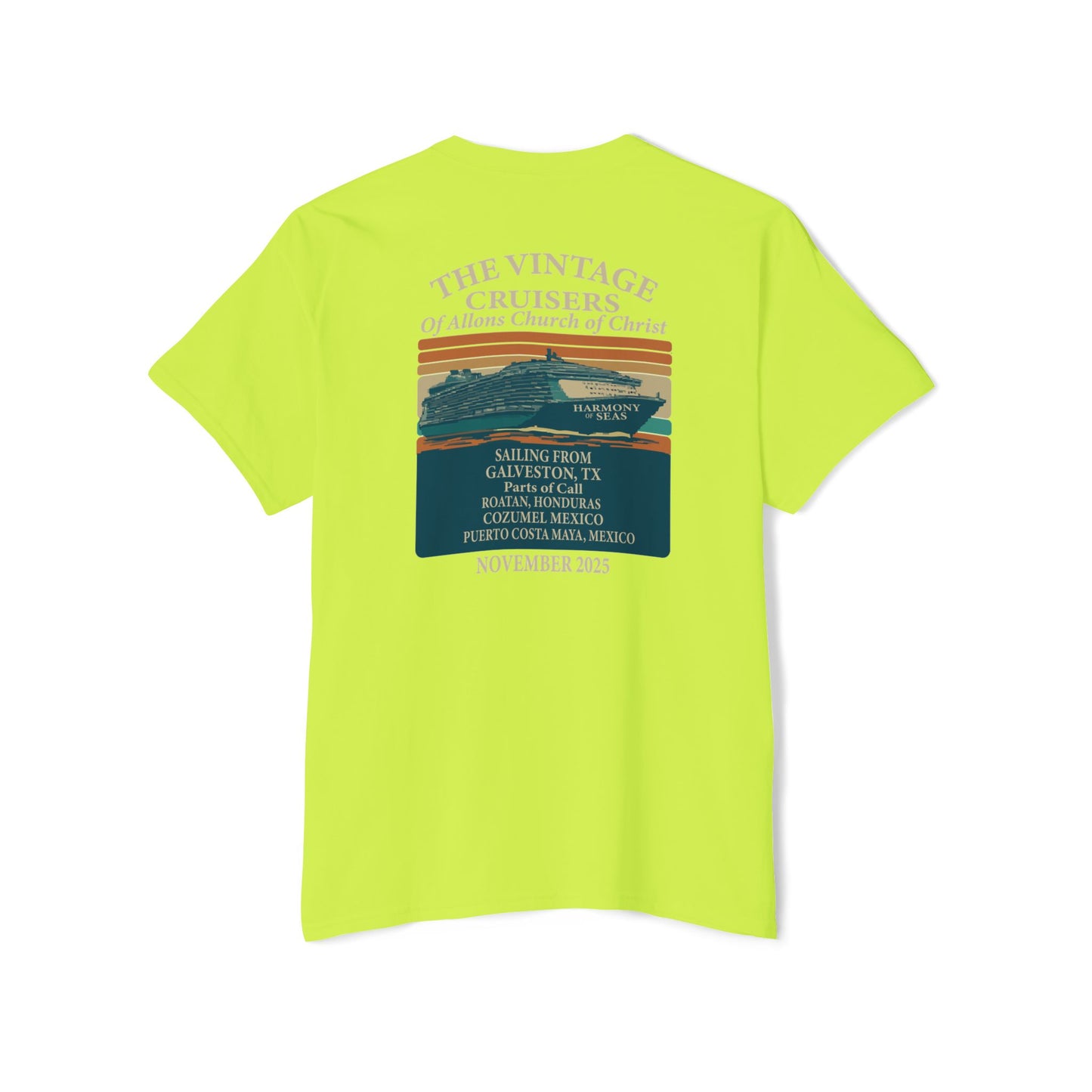 Retro Pocket Tee Allons Church of Christ Cruise 2025 Unisex T-Shirt