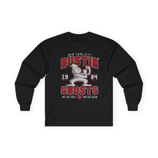 Ghostbusters Long Sleeve Tee, Halloween Shirt, Movie Merchandise, Unisex Tee, Ghosts Apparel, Fan Gift