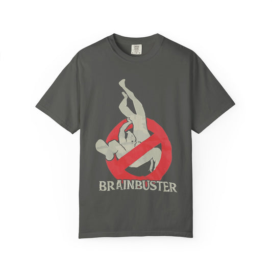 Unisex Fun Graphic T-Shirt, Graphic Tee, Casual Wear, Gift for Wrestling Fans, Brainbuster Design, Humor Apparel, Everyday Style