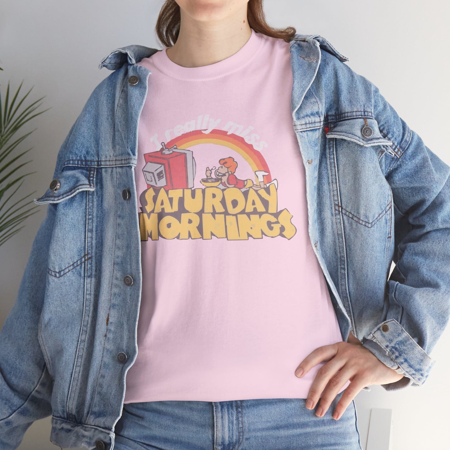 Retro Saturday Mornings Tee, Vintage Cartoon Shirt, Unisex Cotton Tee, Cozy Weekend Vibe, Perfect Gift for Nostalgia Lovers