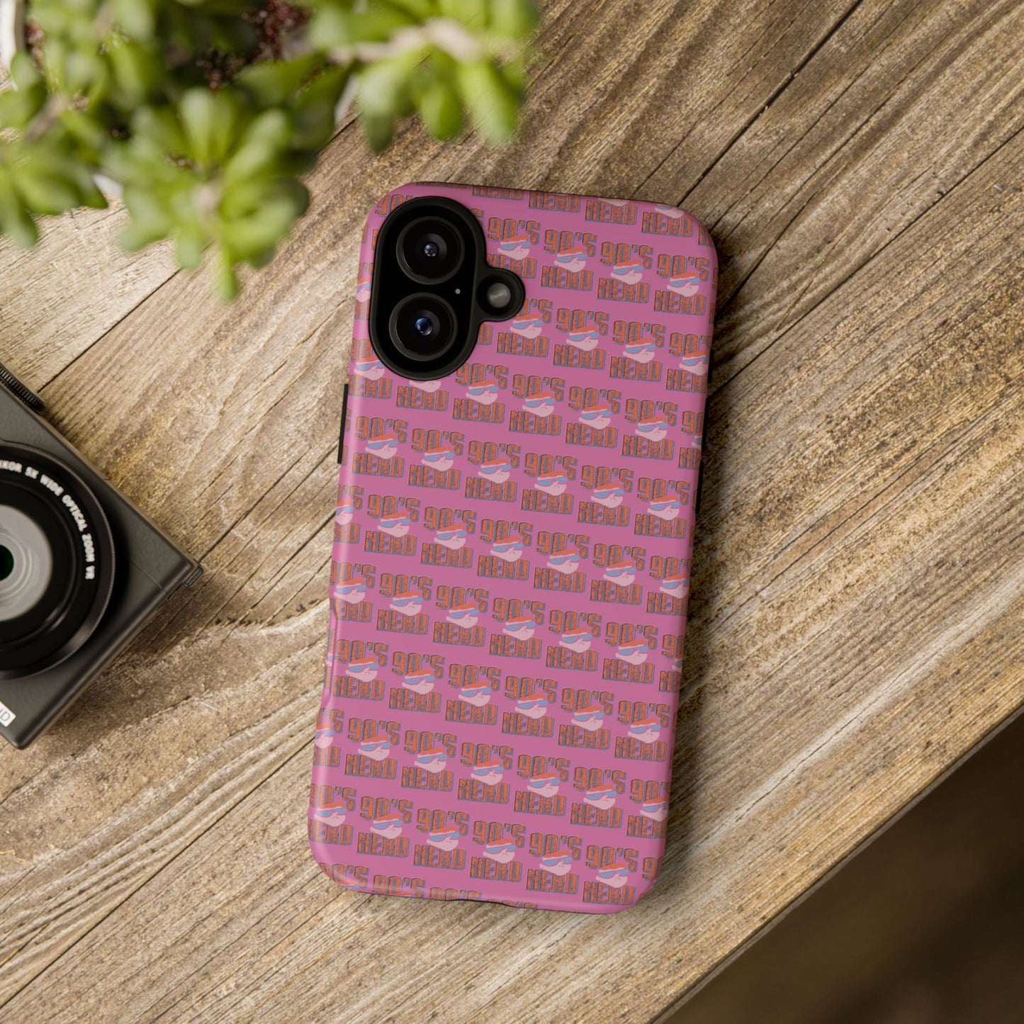 90s Vibe Phone Case, Retro Tough Cases, Gift for Nostalgia Lovers, Durable Phone Covers, 90s Themed Accessories