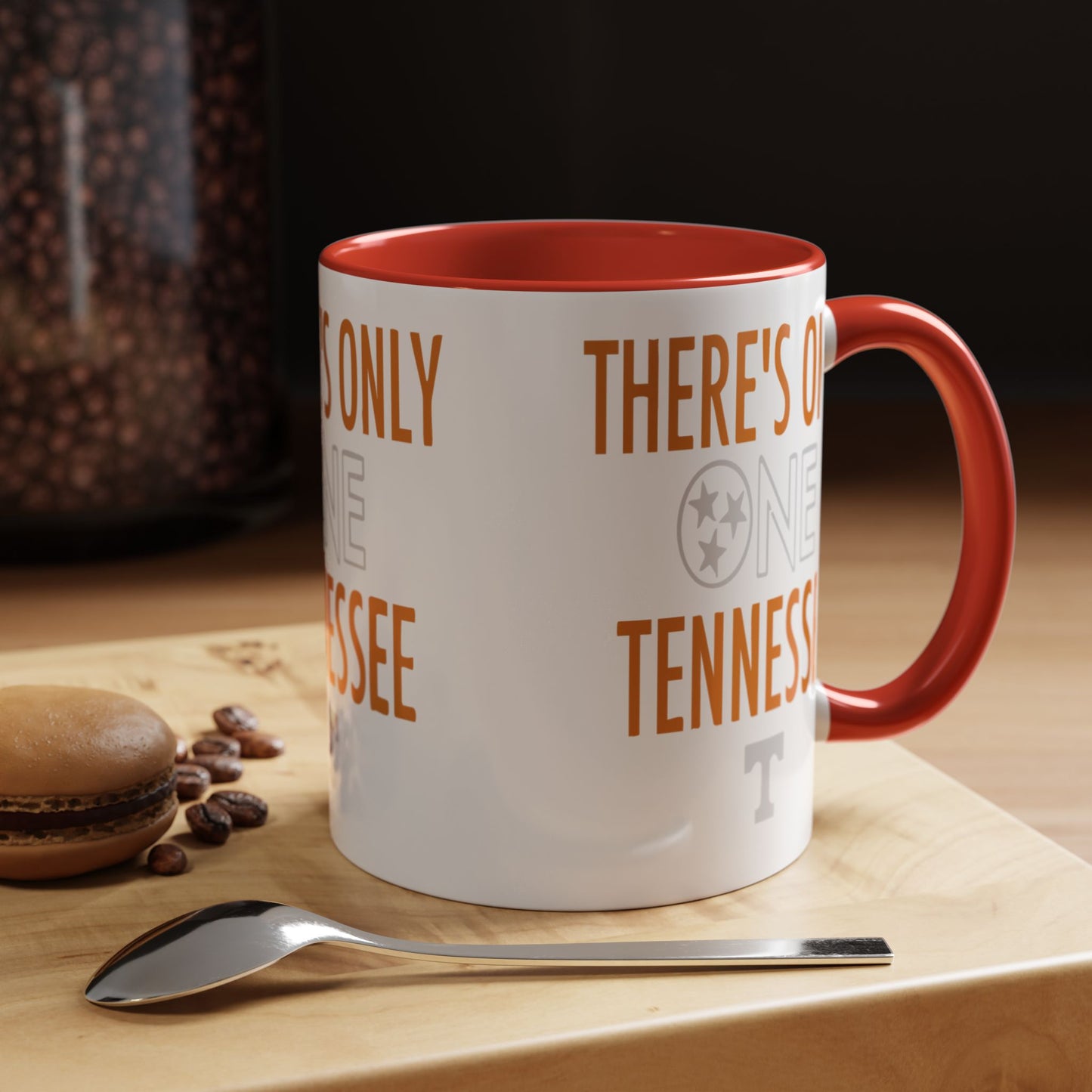 Tennessee Accent Coffee Mug - Perfect for Fans, Gift for Graduates, Home Office Essential, Sports Celebration, Personalized Tea Cup