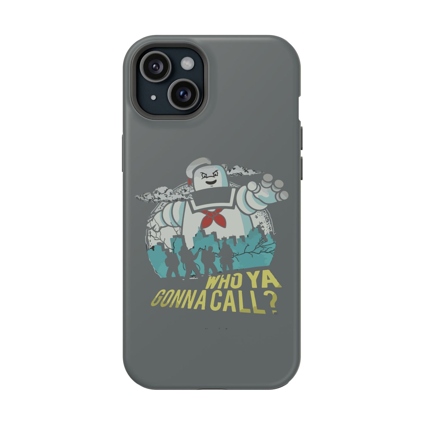 Ghostbuster-Inspired Tough Phone Case - Who Ya Gonna Call? - Perfect for Fans, Gift for Halloween, Geeky Accessories, Durable Protection