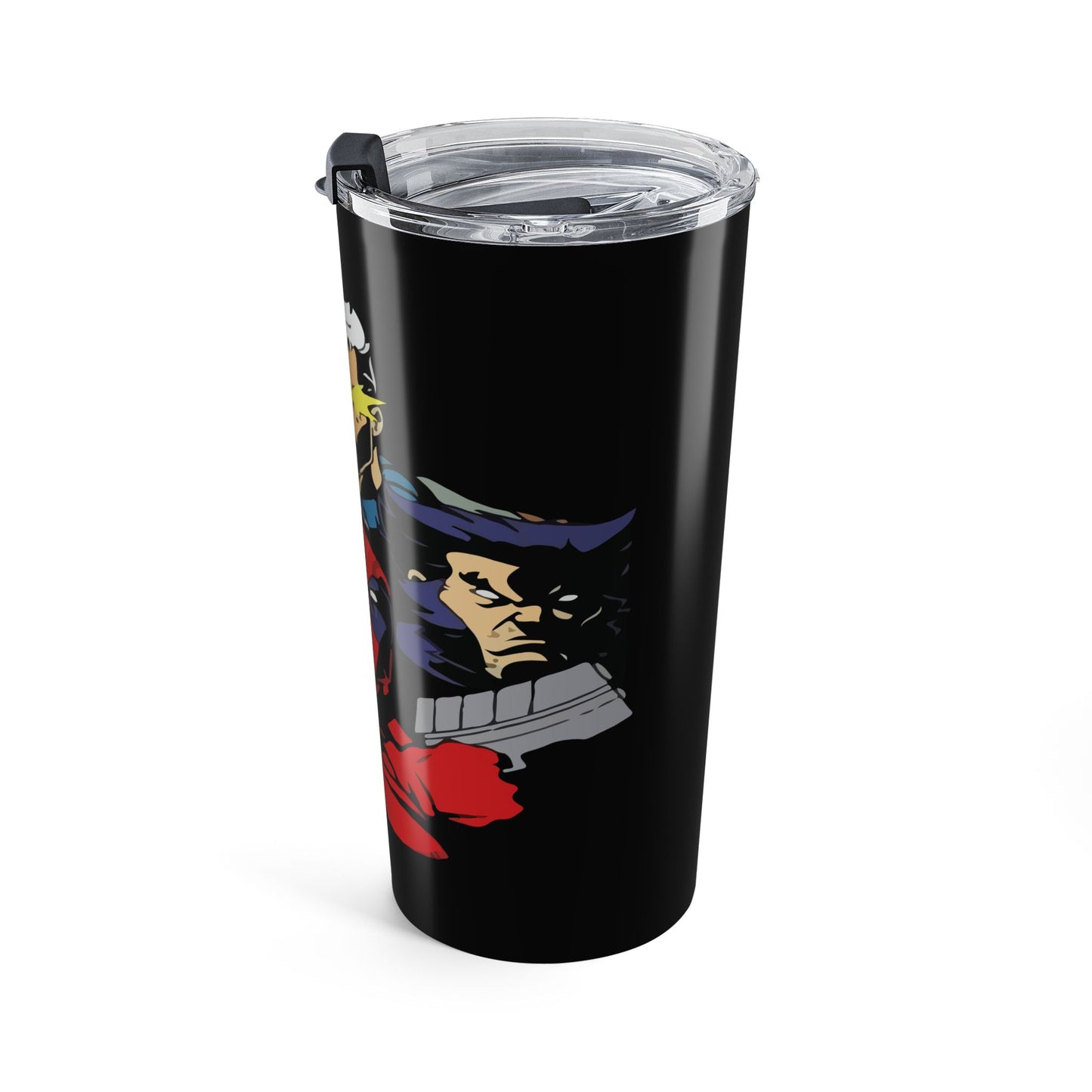 Comic Book Themed Tumbler 20oz - Perfect for Fans of Superheroes, Ideal for Gifts, Fun for Parties, Travel Mug, Unique Drinkware