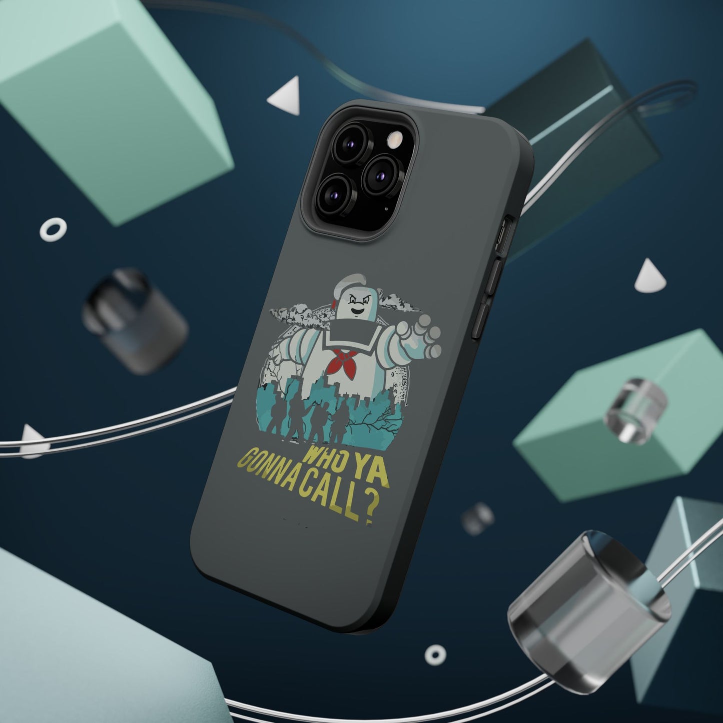 Ghostbuster-Inspired Tough Phone Case - Who Ya Gonna Call? - Perfect for Fans, Gift for Halloween, Geeky Accessories, Durable Protection
