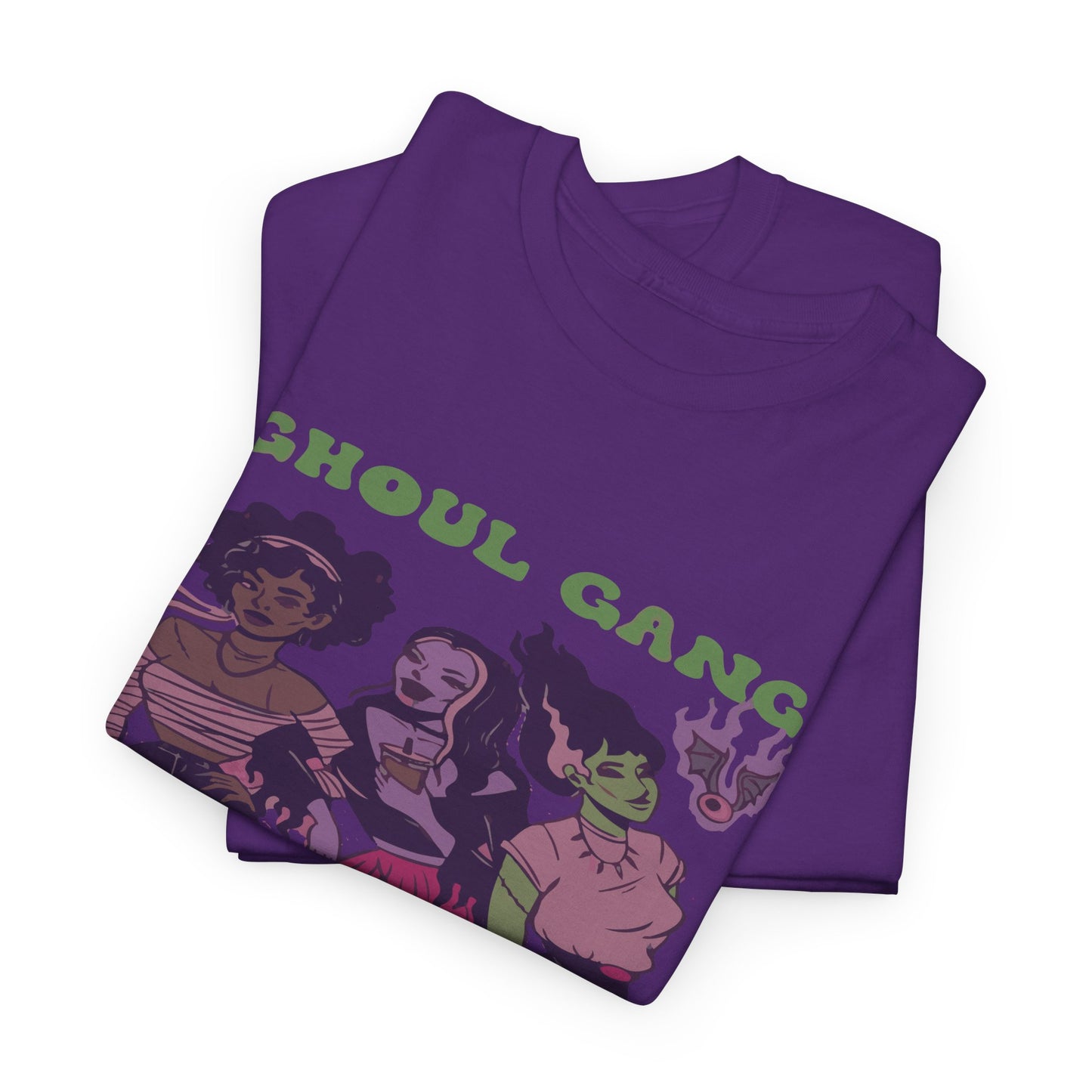 Ghoul Gang Unisex Heavy Cotton Tee | Halloween T-Shirt, Spooky Apparel, Gothic Fashion, Funny Gift, Group Costume