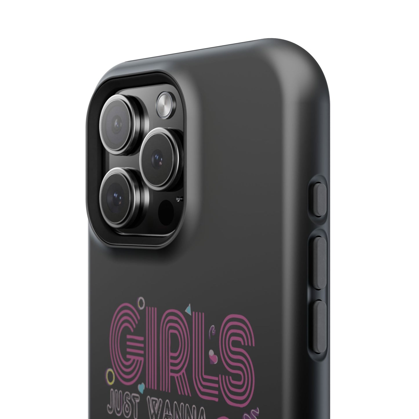 Fun Vibe Phone Case - Girls Just Wanna Have Fun Cell Case, Impact-Resistant Cover, Gift for Teens, Birthday Party Accessory, Trendy Tech
