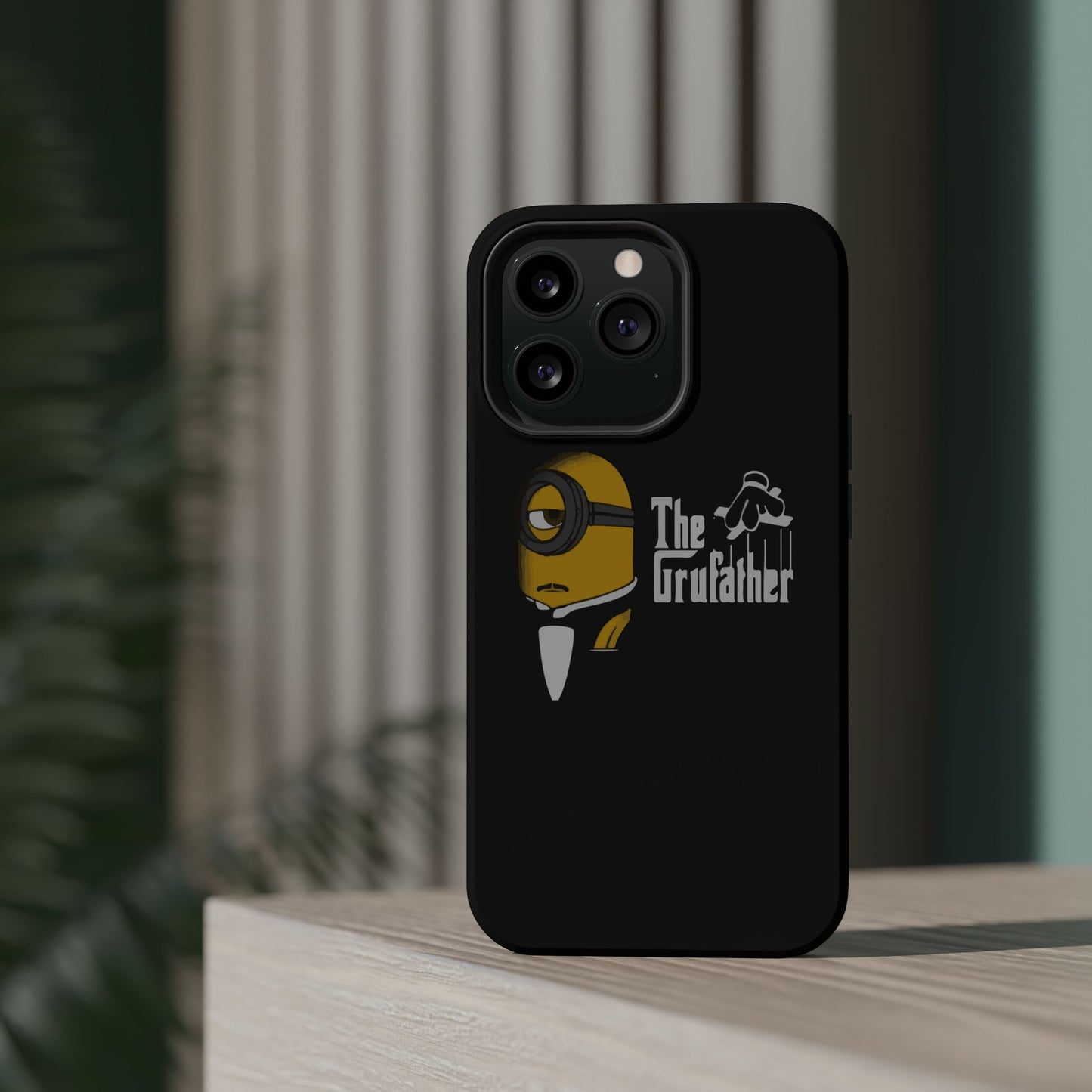 Magnetic Tough Cases: The Gruffather Phone Cover, Gift for Minions Fans, Unique Cell Phone Case, Durable Protective Case, Fun Cartoon Design