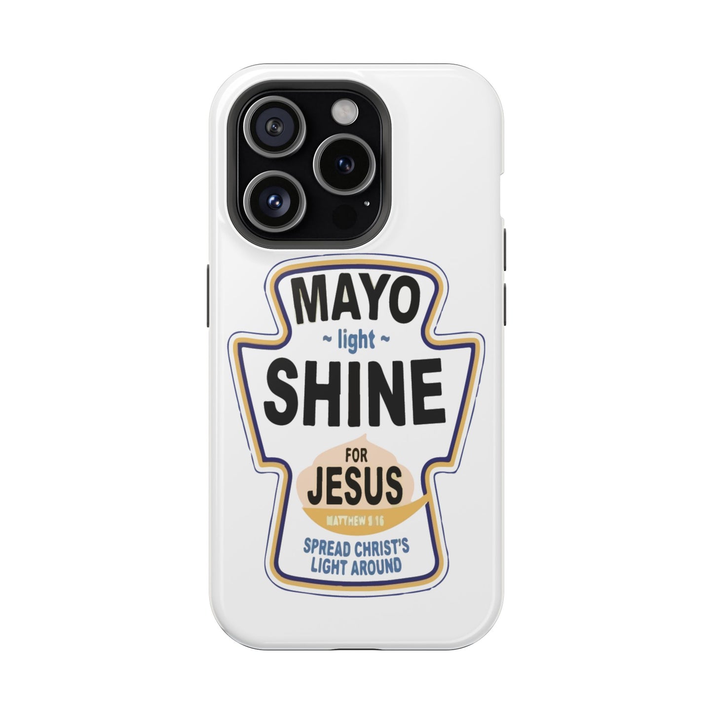 Jesus Message Impact-Resistant Case, Faith-Based Phone Cover, Inspirational Tech Accessory, Christian Gift, Bible Verse Case