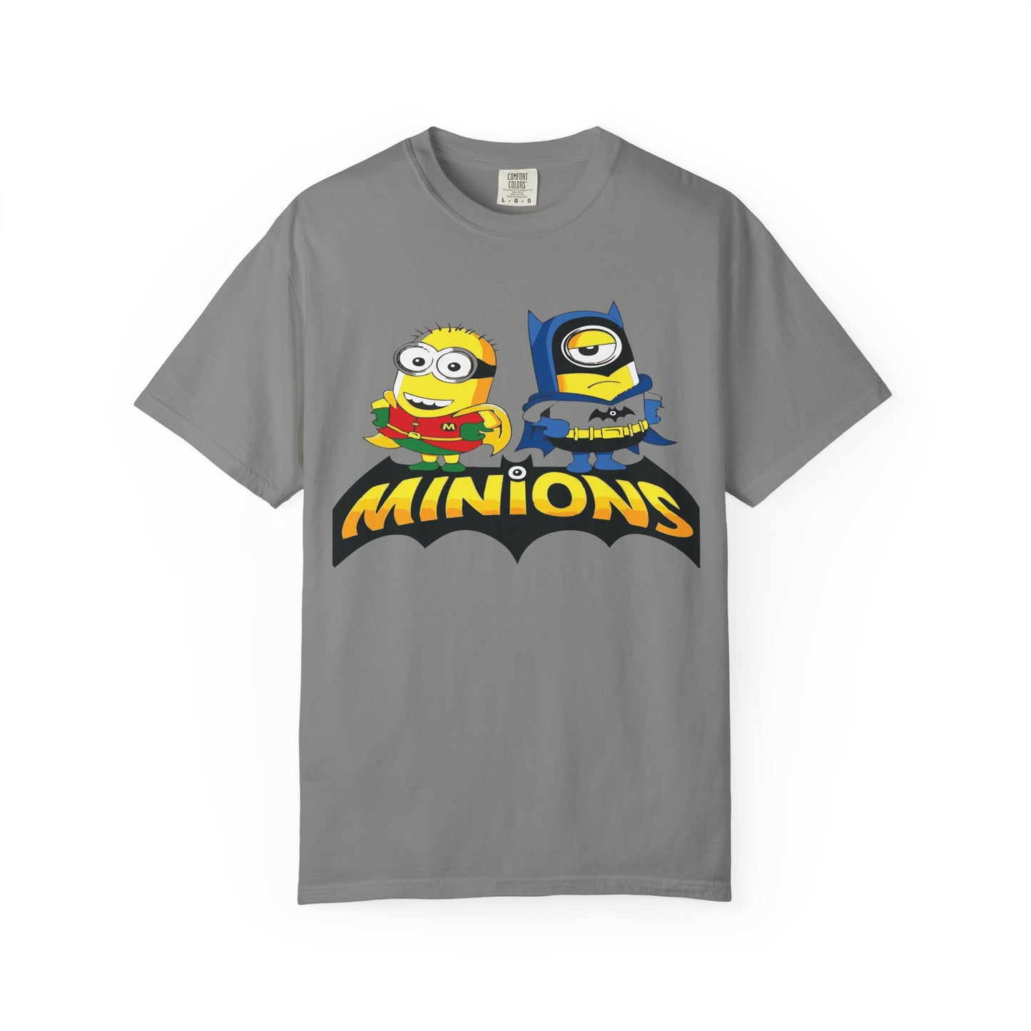 Minions Superhero Unisex T-shirt, Fun Gift for Kids, Cartoon Apparel, Birthday Party Outfit, Family Movie Night Wear