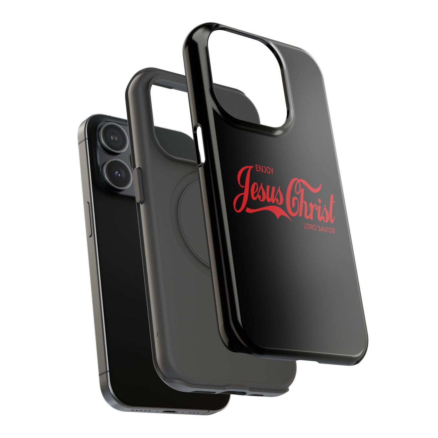 Impact-Resistant Phone Case: Enjoy Jesus Christ Lord Savior, Christian Gift, Durable Protection, Faith-Based Accessory, Holiday Gift