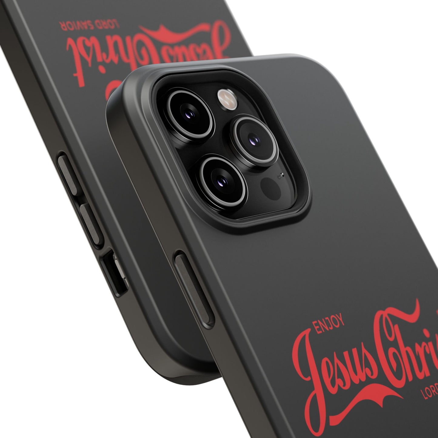 Impact-Resistant Phone Case: Enjoy Jesus Christ Lord Savior, Christian Gift, Durable Protection, Faith-Based Accessory, Holiday Gift