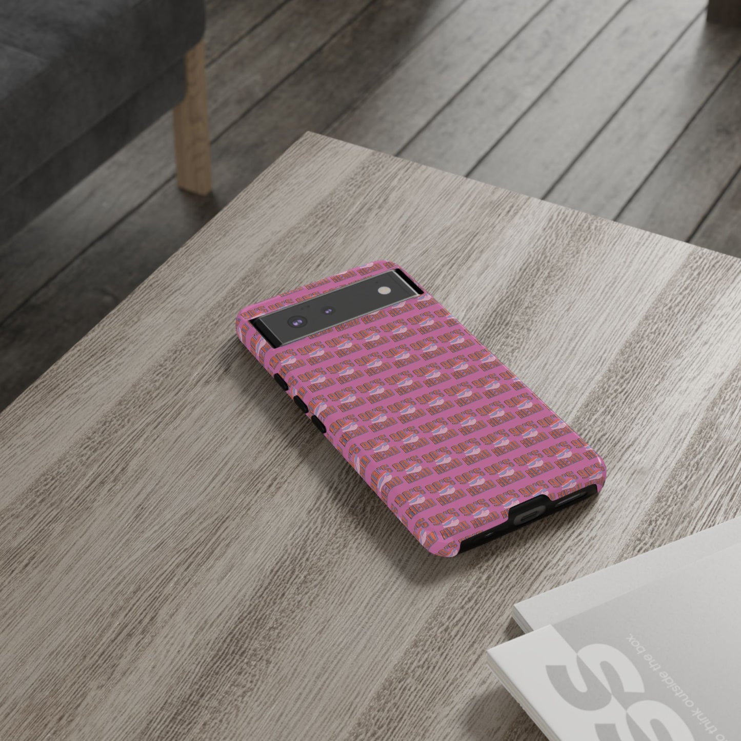 90s Vibe Phone Case, Retro Tough Cases, Gift for Nostalgia Lovers, Durable Phone Covers, 90s Themed Accessories