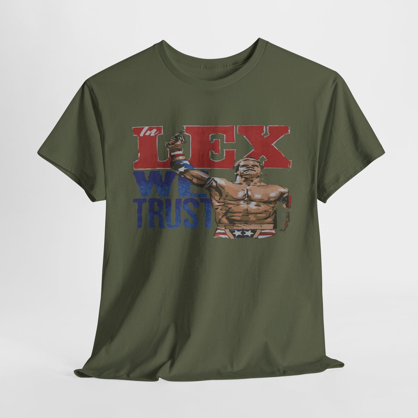 Unisex Cotton Tee with 'In Lex We Trust' Design, Casual Wear, Gift for Him/Her, Birthday, Independence Day, Patriotic Apparel