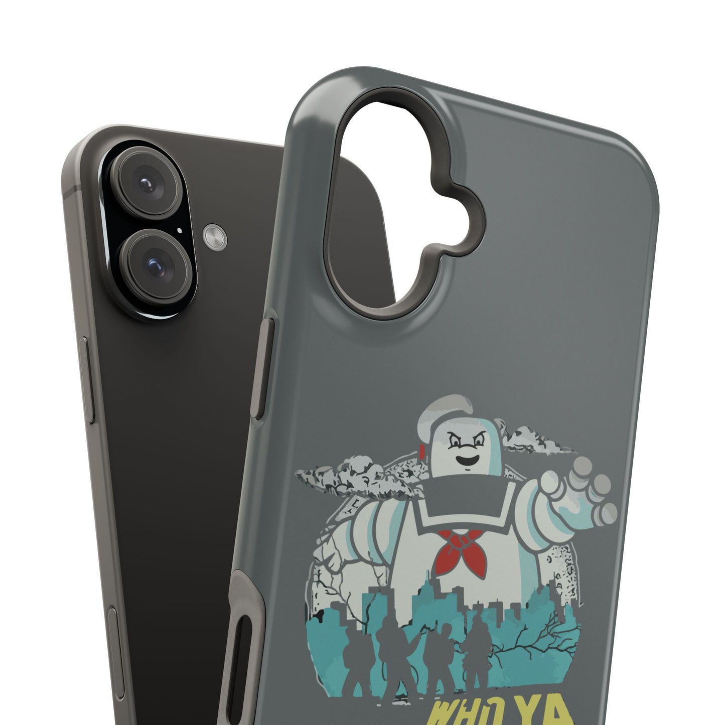 Ghostbuster-Inspired Tough Phone Case - Who Ya Gonna Call? - Perfect for Fans, Gift for Halloween, Geeky Accessories, Durable Protection