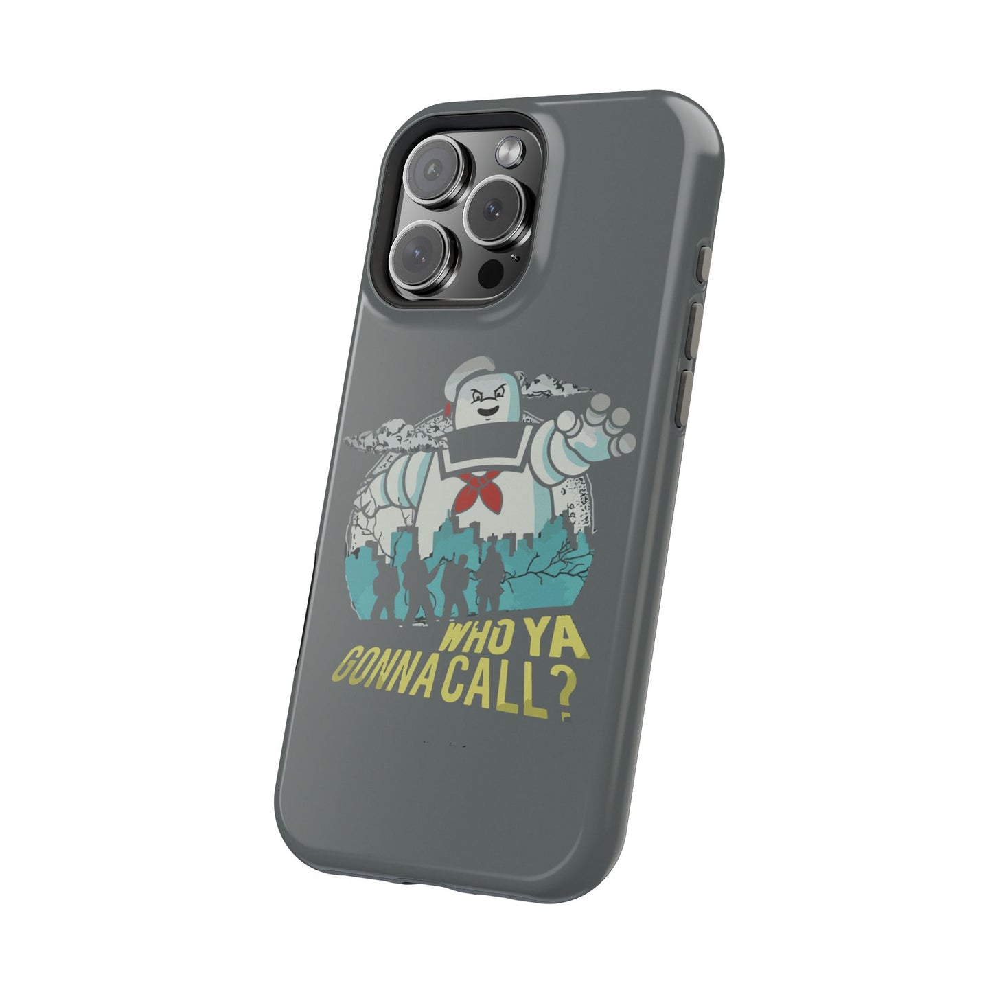Ghostbuster-Inspired Tough Phone Case - Who Ya Gonna Call? - Perfect for Fans, Gift for Halloween, Geeky Accessories, Durable Protection