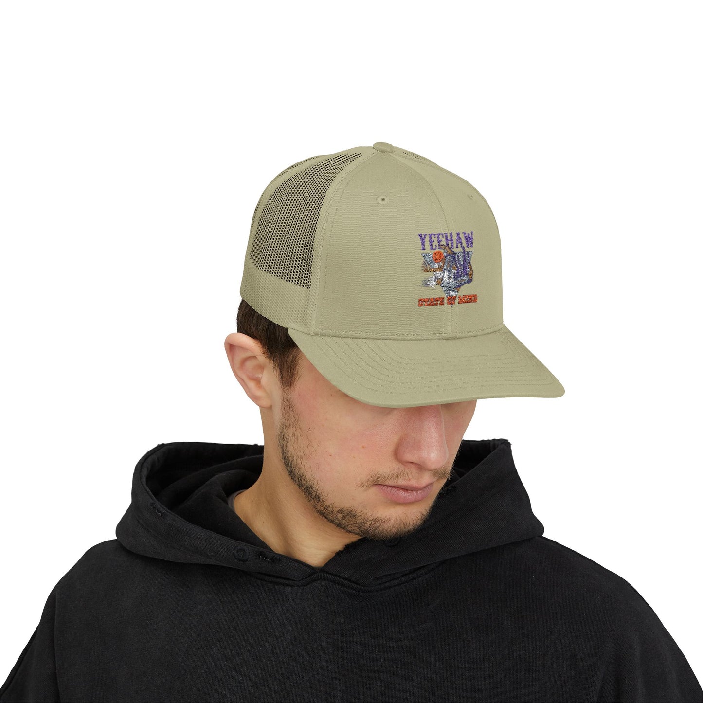 Stylish Snapback Trucker Cap - 'Tough State of Mind' Design