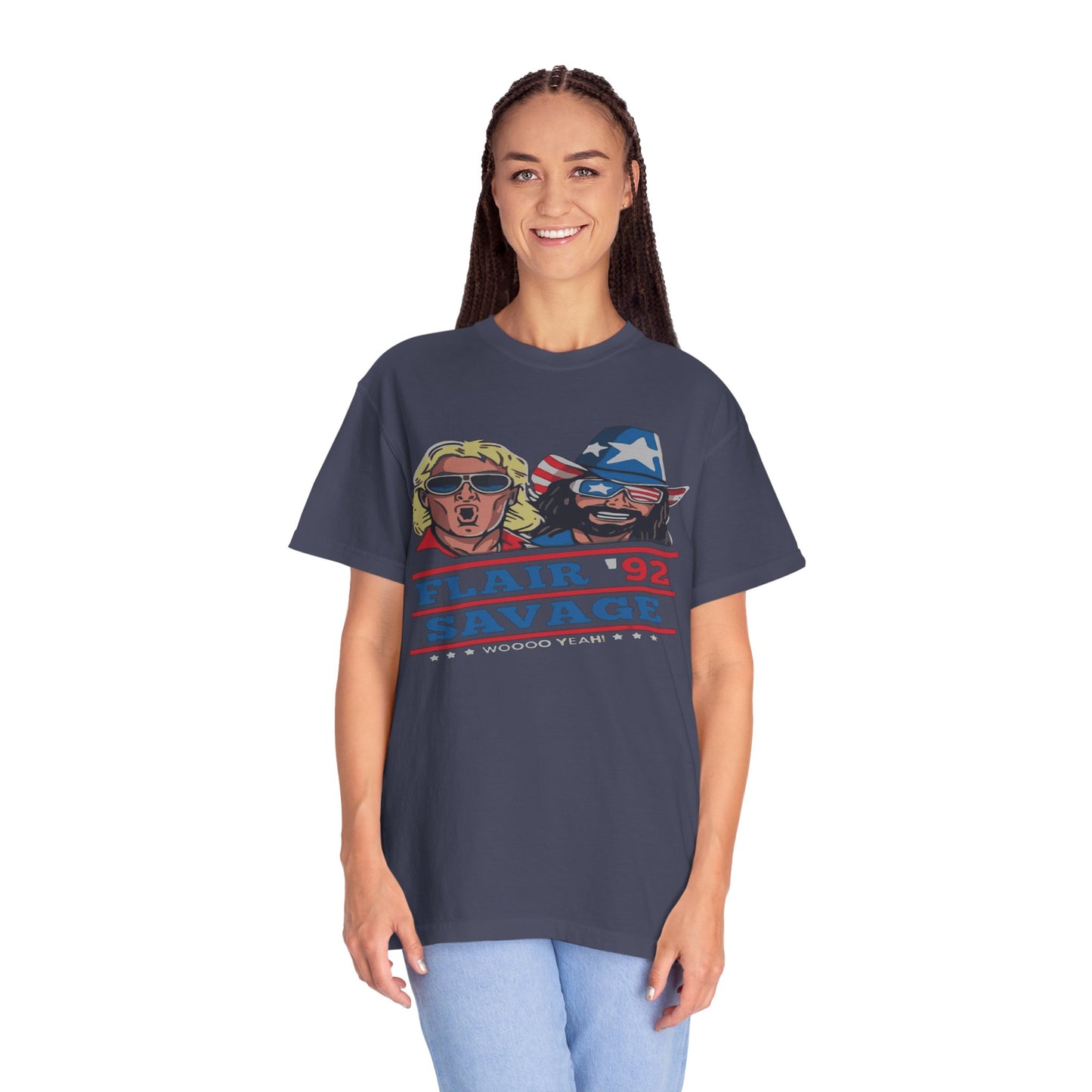 Retro Wrestling Fan T-Shirt, Unisex Graphic Tee, Flair Savage Shirt, Sports Fan Apparel, Vintage Style Gift