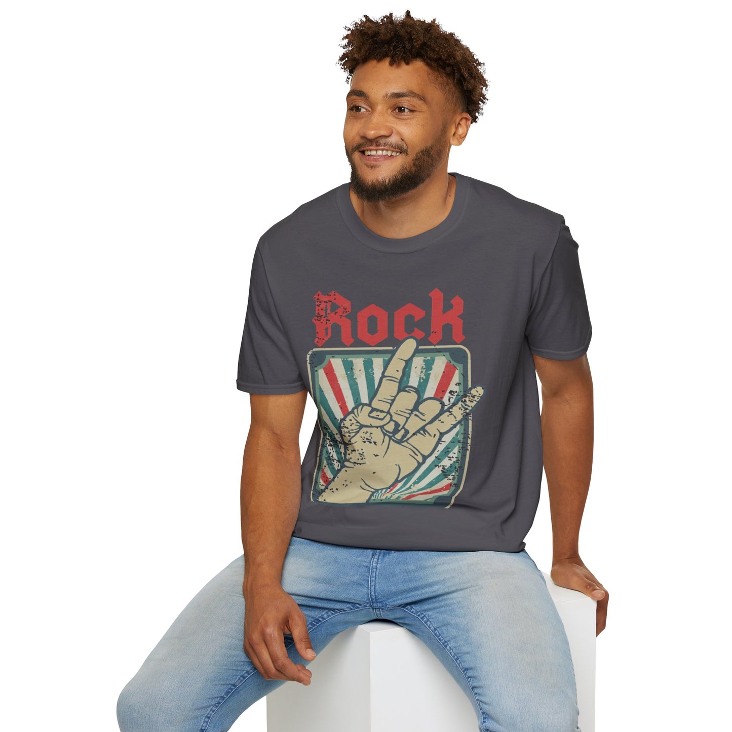 Rock On Unisex T-Shirt - Music Lover Gift, Concert Wear, Casual Style, Graphic Tee, Rock n Roll Apparel