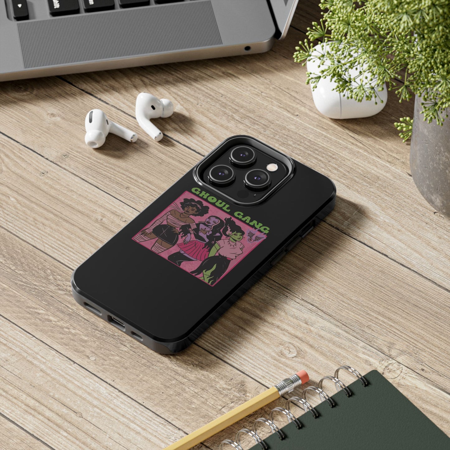 Ghoul Gang Tough Phone Cases | Unique Halloween Phone Cover, Cute Protective Case, Trendy Gift for Goth Fans, Spooky Style Accessory