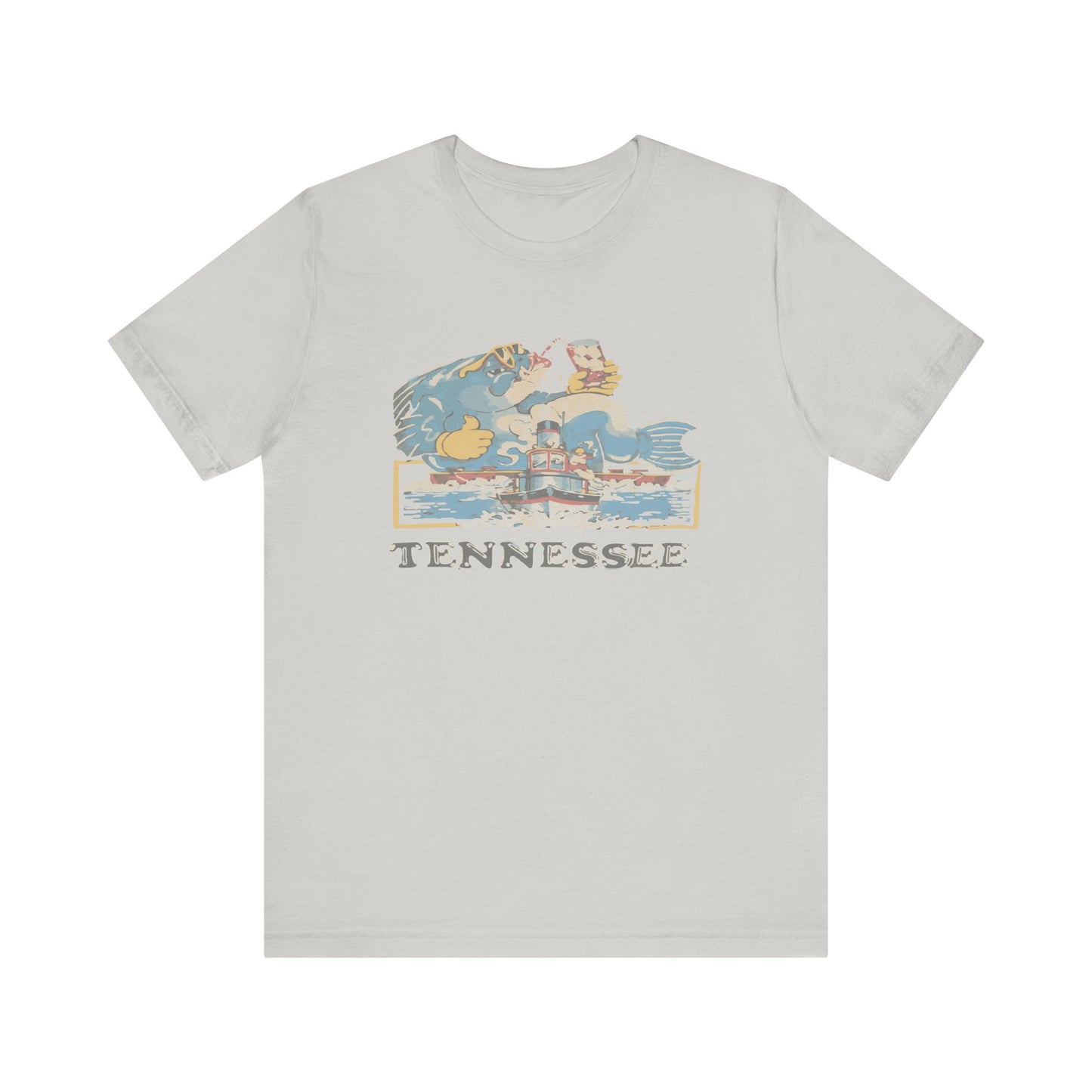 Tennessee Vintage Graphic Tee, Unisex Jersey Short Sleeve T-Shirt, Souvenir Shirt, Vacation Wear, Gift for Travelers, Retro Tee